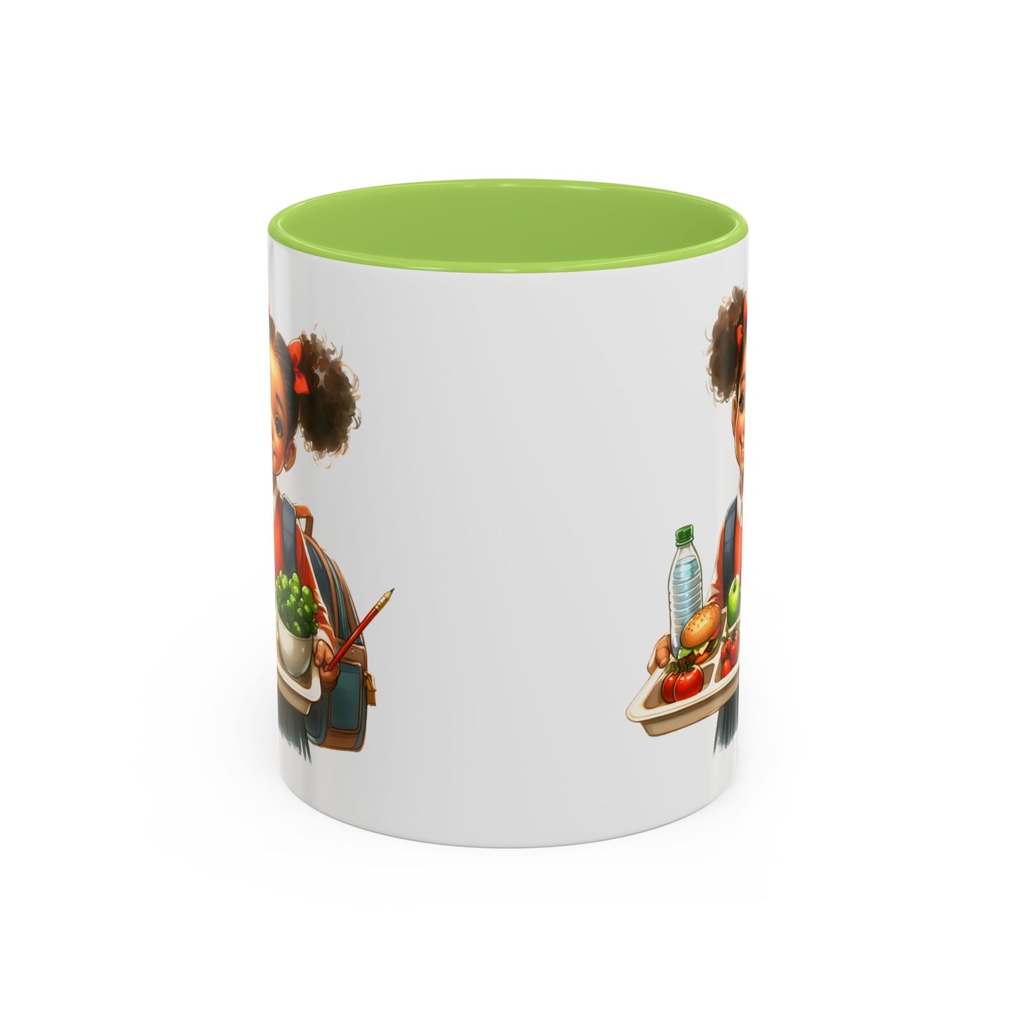 Happy Kids Accent Coffee Mug - Fun Drinkware for Home, School, Nursery, Gifts, Birthday, Holidays, Cute Design