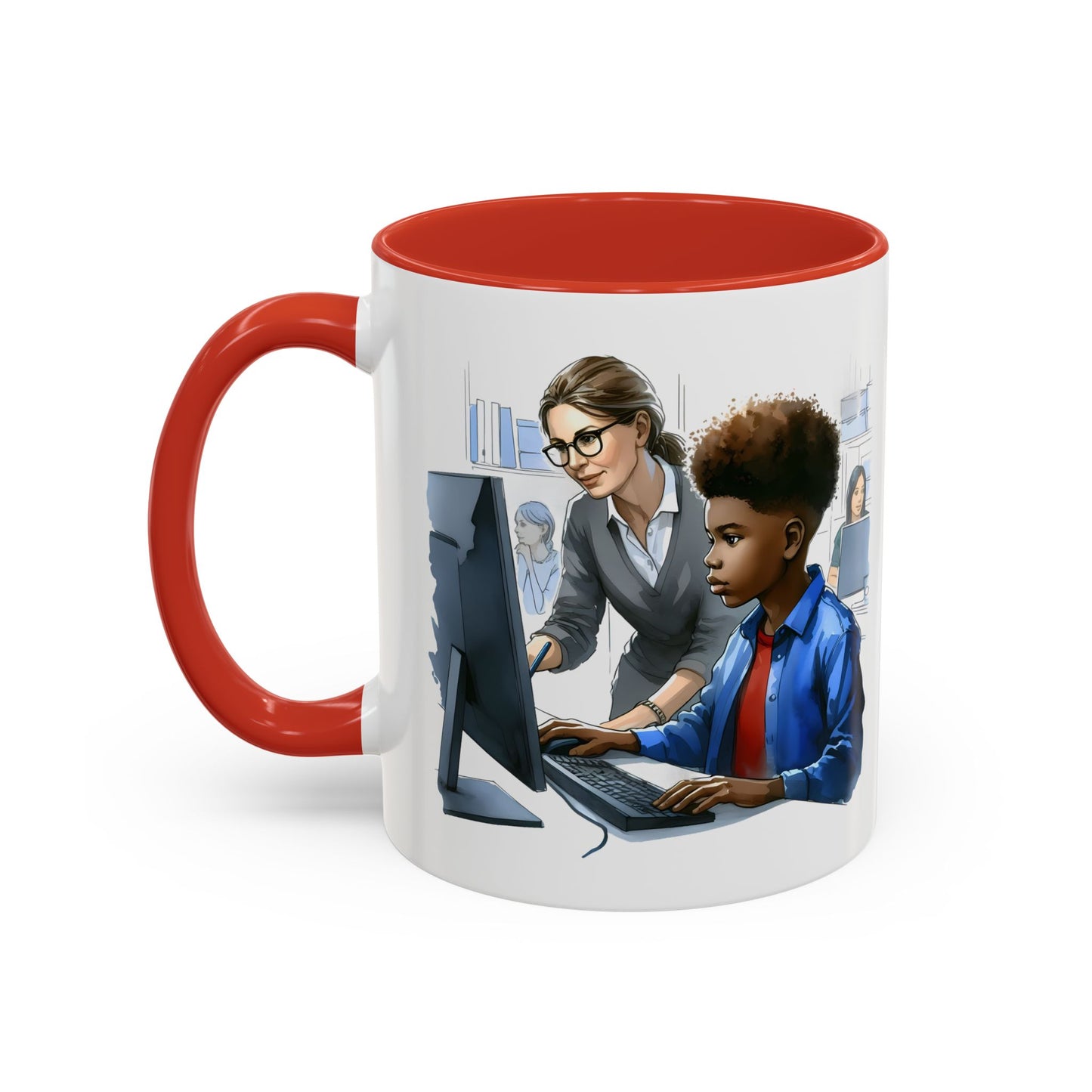 Empowering Desk Coffee Mug with Inspirational Design, Work Mug, Office Decor, Motivational Gift, Teacher Appreciation