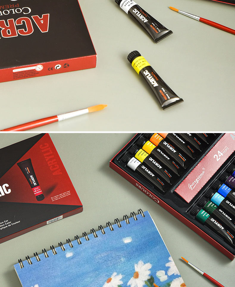 12ml/24-Color Painting Acrylic Set