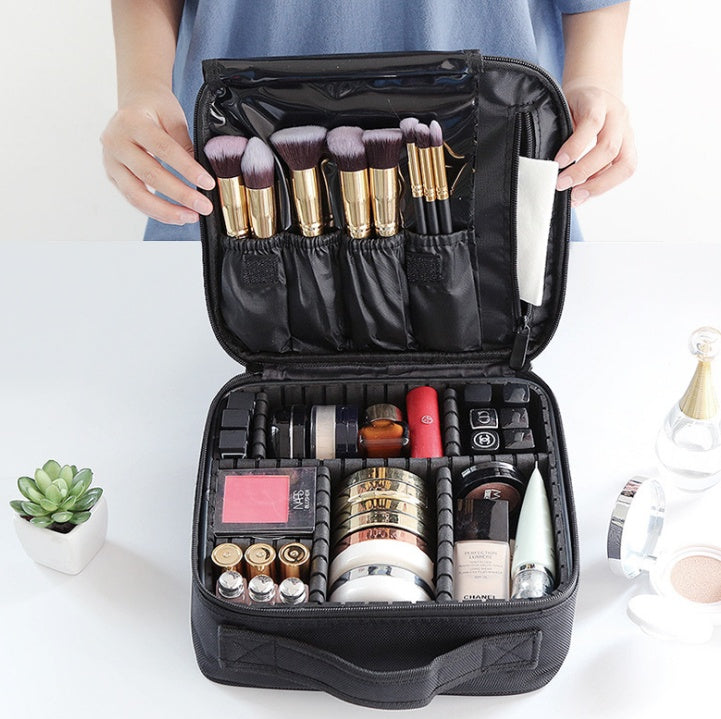 Travel Adjustable Makeup Train Case