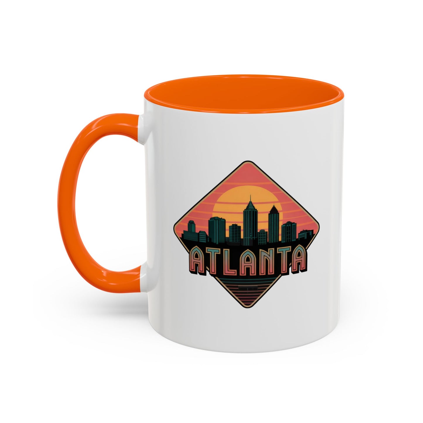 Atlanta Skyline Accent Coffee Mug, Unique Gift for Coffee Lovers, Home Decor, Travel Souvenir, Urban Style Mug