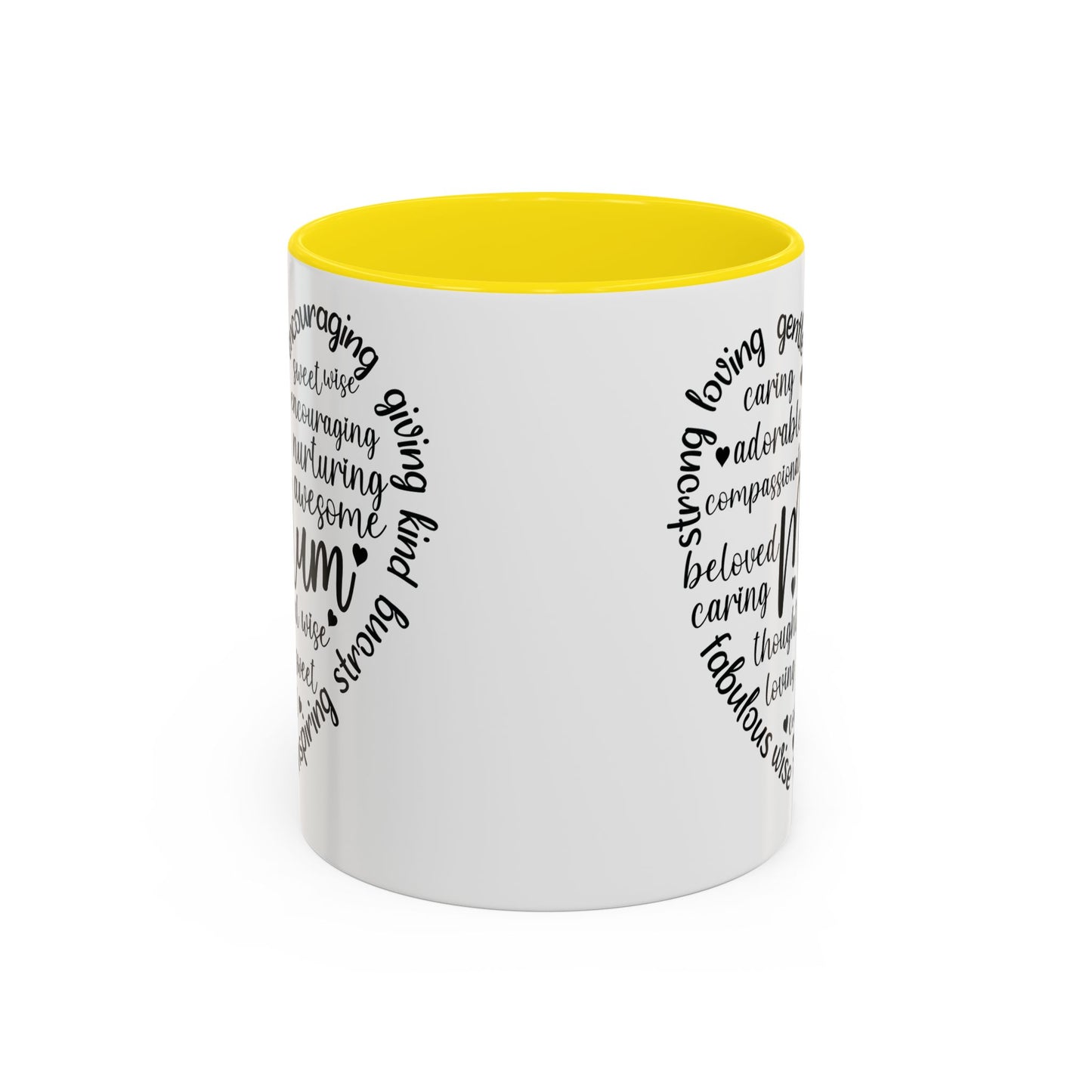 Inspirational Mum Coffee Mug - Perfect Gift for Mother’s Day, Birthdays, or Just Because, Unique Black Accent Mug