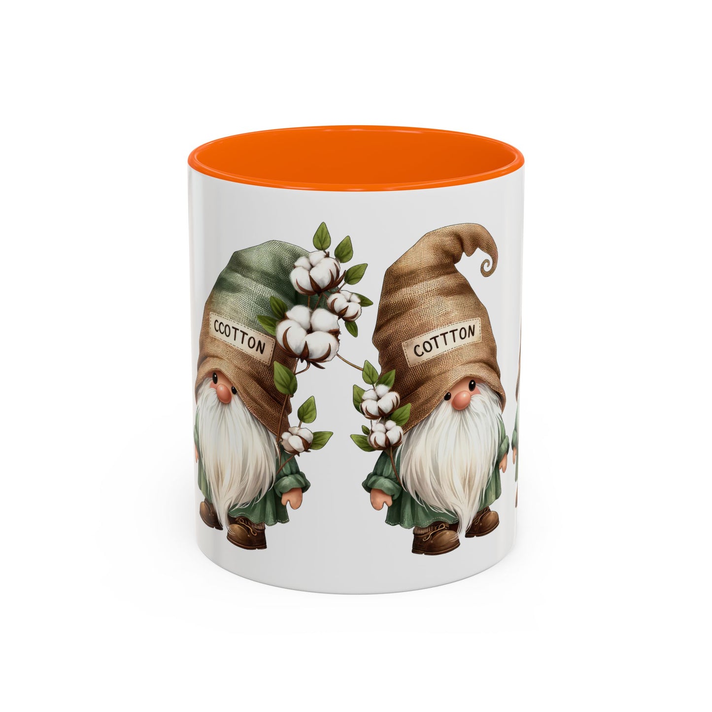 Gnome-Themed Accent Coffee Mug with Floral Design, Perfect for Gifting, Home Decor, Cozy Mornings, Tea Lovers, Housewarming