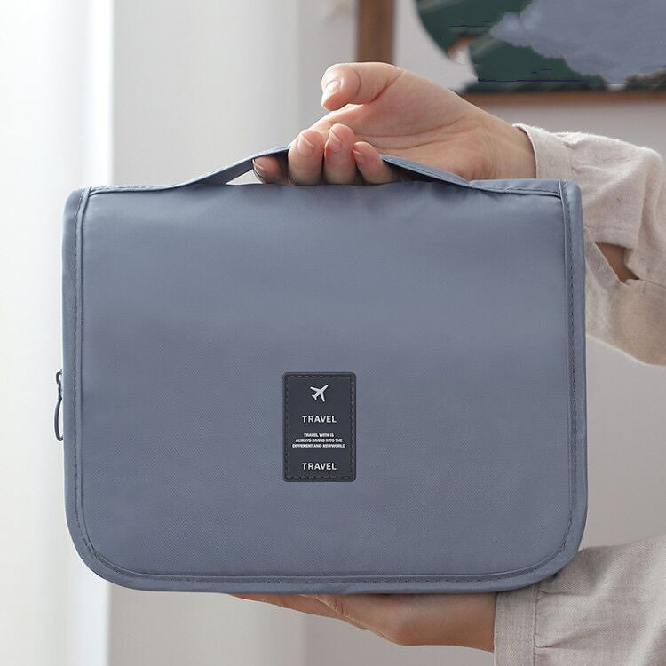 Small-size Cosmetic Bag Portable Korean Simple Girl Heart Wash Bag Large Capacity Men's Cosmetic Bag Hook Bag JFA UNIjuntos Entreprise