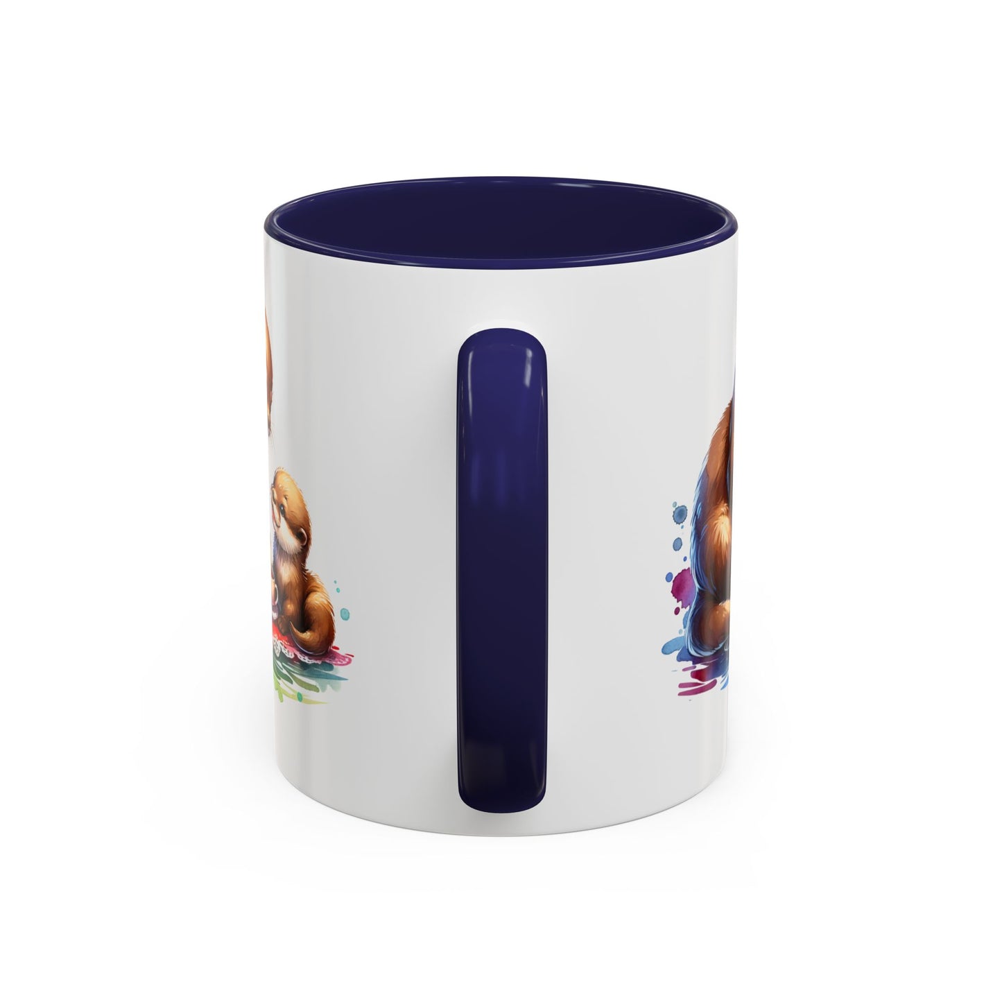 Cute Otter Family Coffee Mug | Animal Lover Gift, Holiday Mug, Tea Cup, Kid's Birthday, Home Decor