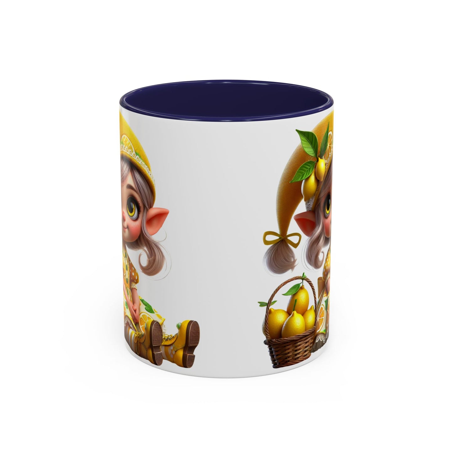 Whimsical Lemon Elf Coffee Mug - Perfect Gift for Spring & Summer