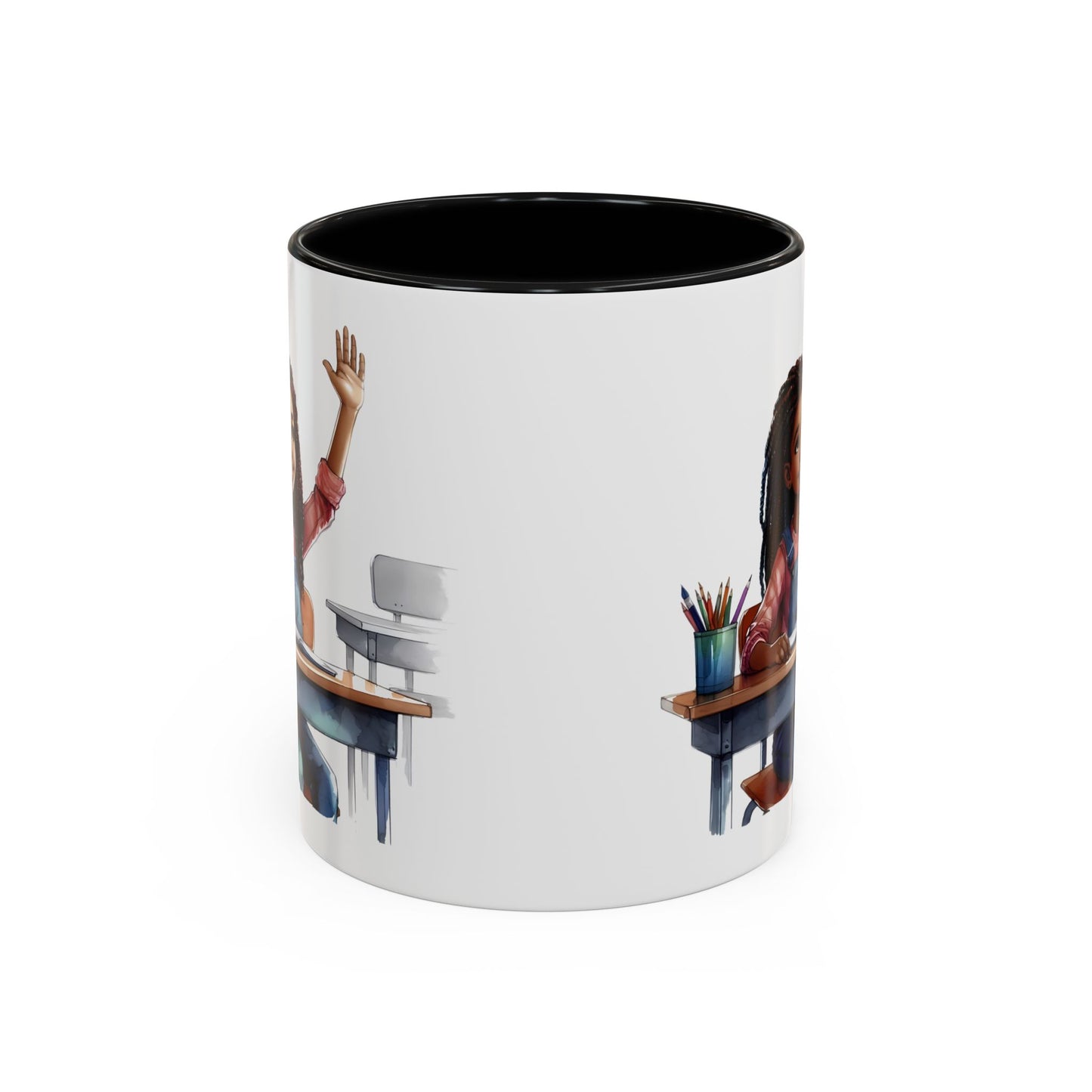 Cheerful Kids' Coffee Mug, Classroom Theme, Back to School Gift, Teacher Appreciation, Personalized Drinkware, Cute Art for Kids