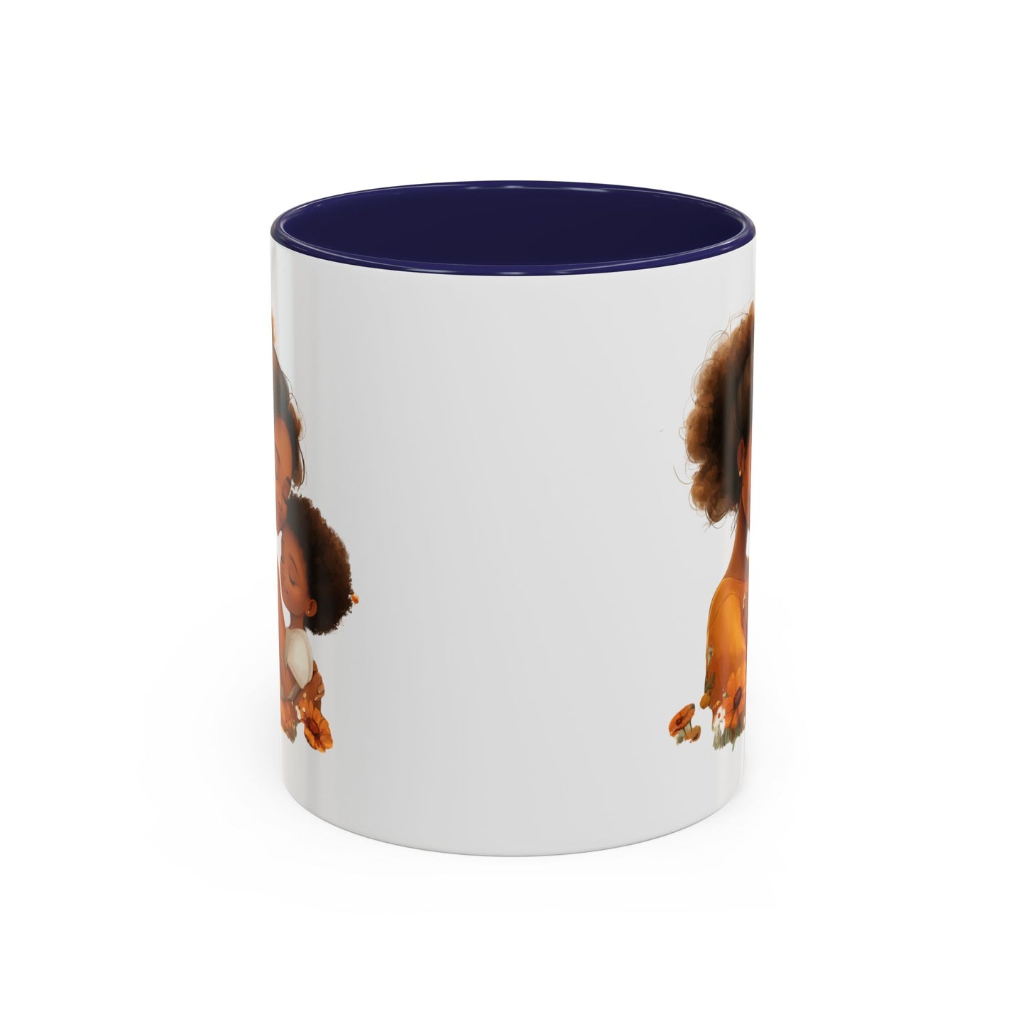 Heartwarming Mom & Child Coffee Mug, Family Gift, Mother's Day Gift, Coffee Lover, Cute Illustration