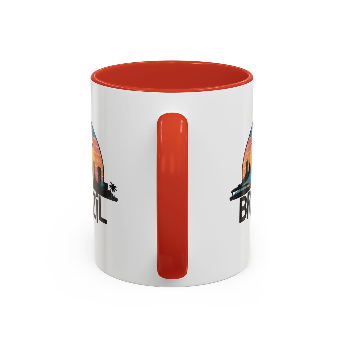 Brazilian Vibe Coffee Mug, Accent Mug for Travel Lovers, Gift for Brazil Enthusiasts, Souvenir Coffee Cup, Beach Theme Mug