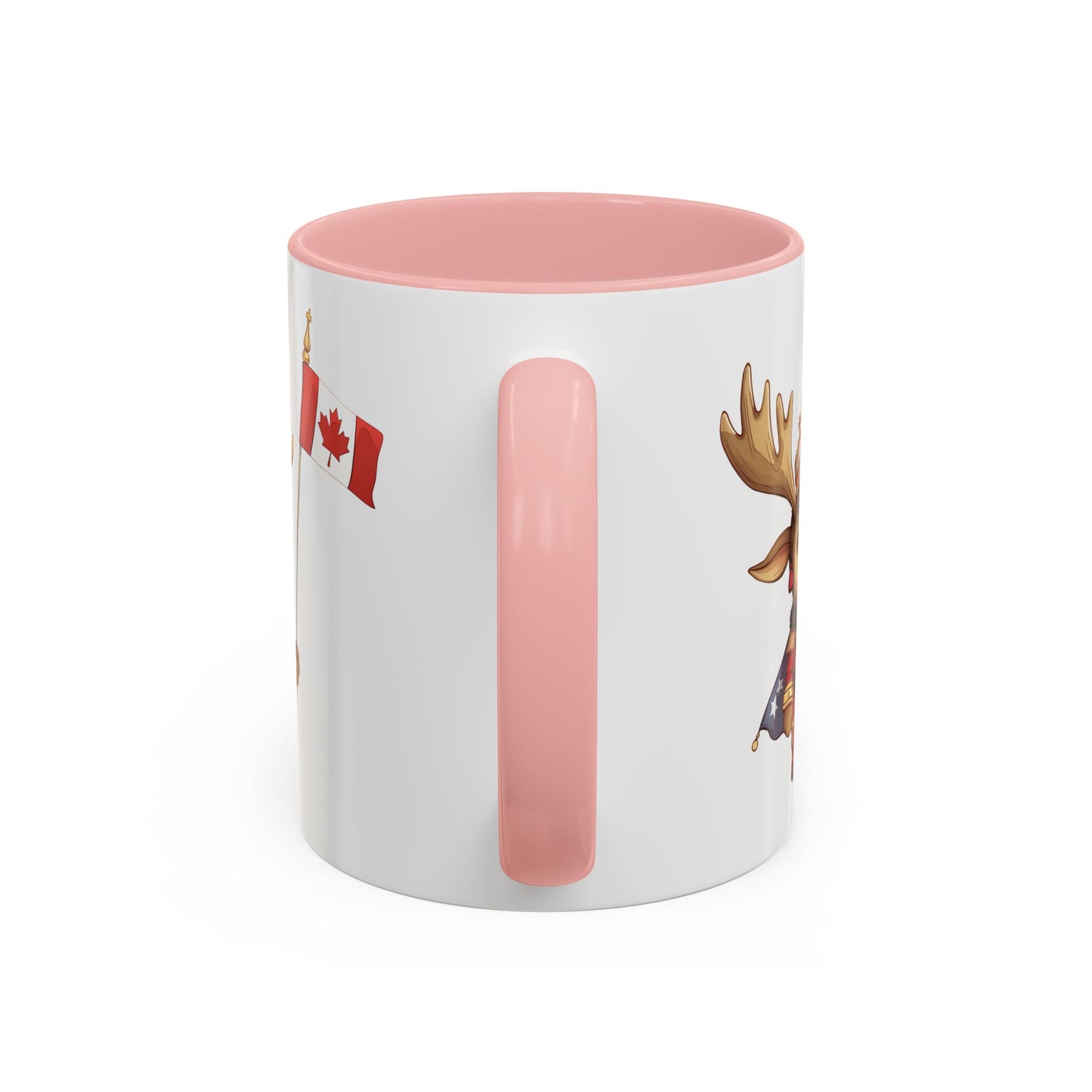 Canada Moose Accent Coffee Mug, Funny Moose Mug, Canadian Gift, Cute Animal Mug, Canada Day Mug, Holiday Coffee Cup