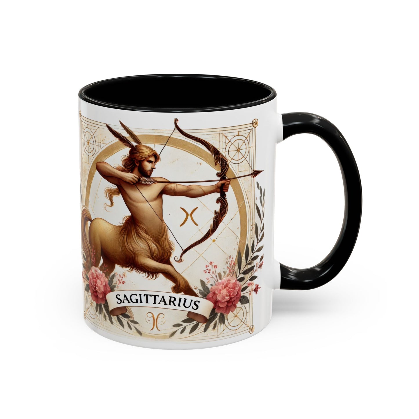 Sagittarius Accent Coffee Mug – 11oz & 15oz – Zodiac Inspired Gift for Astrology Lovers
