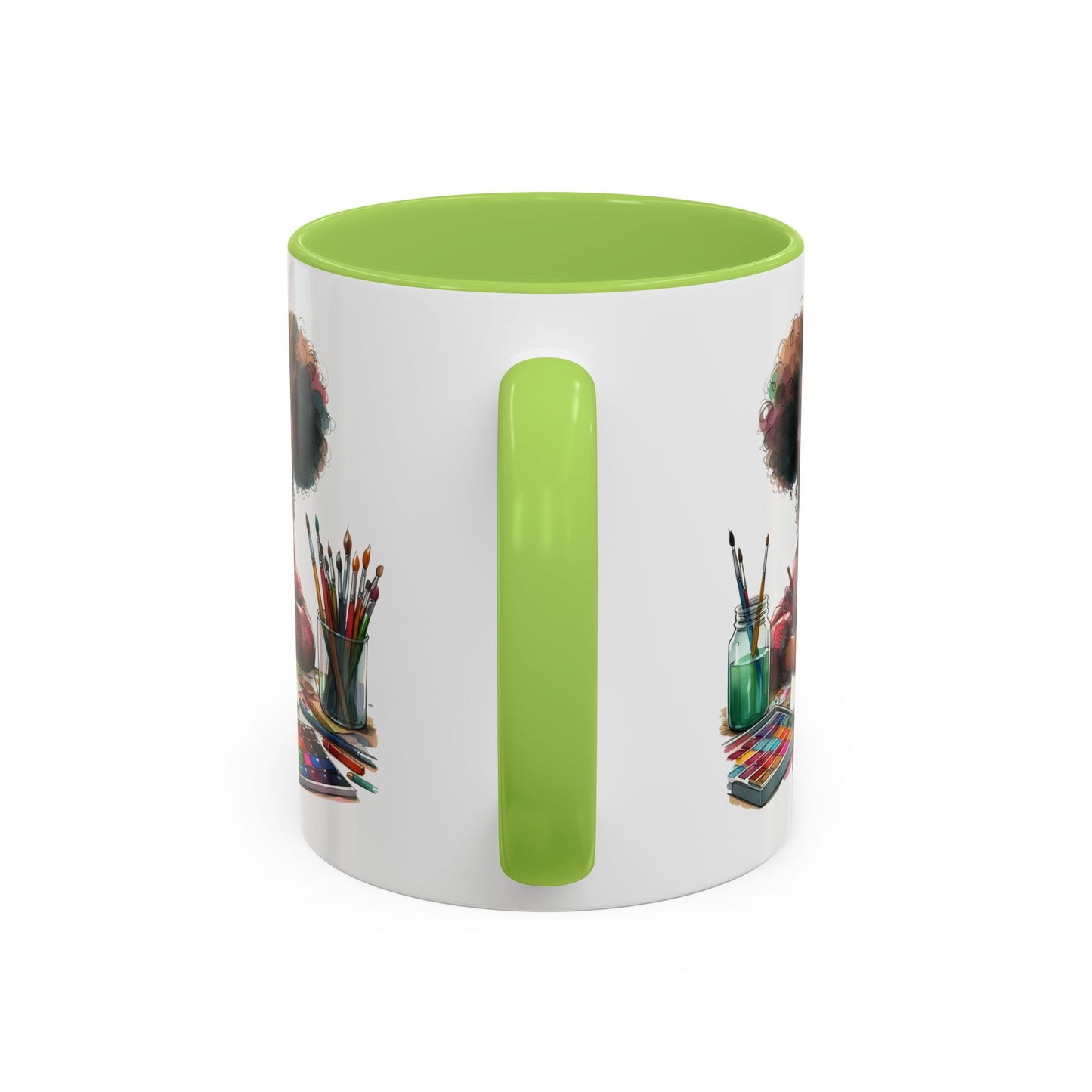Creative Kids Coffee Mug, Art Mug, Colorful Mug, Cute Kids Mug, Gift for Artists, Unique Drinkware