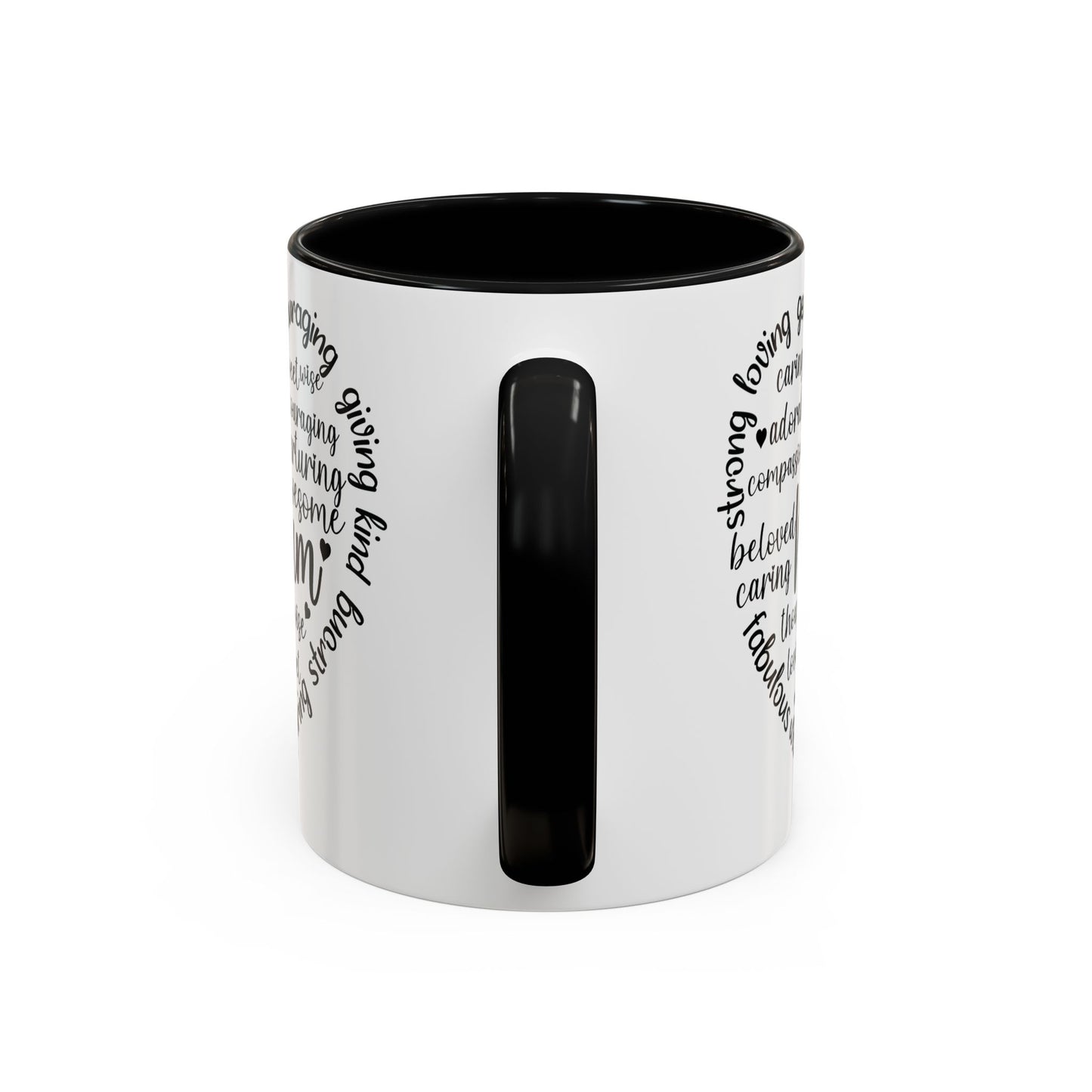 Inspirational Mum Coffee Mug - Perfect Gift for Mother’s Day, Birthdays, or Just Because, Unique Black Accent Mug