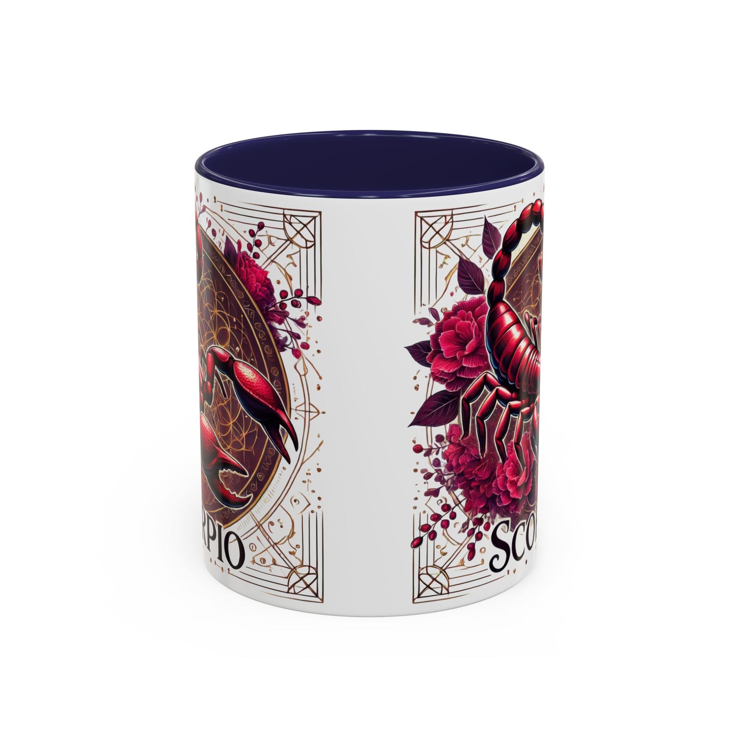 Scorpio Zodiac Accent Coffee Mug - Astrology Gift for Scorpios
