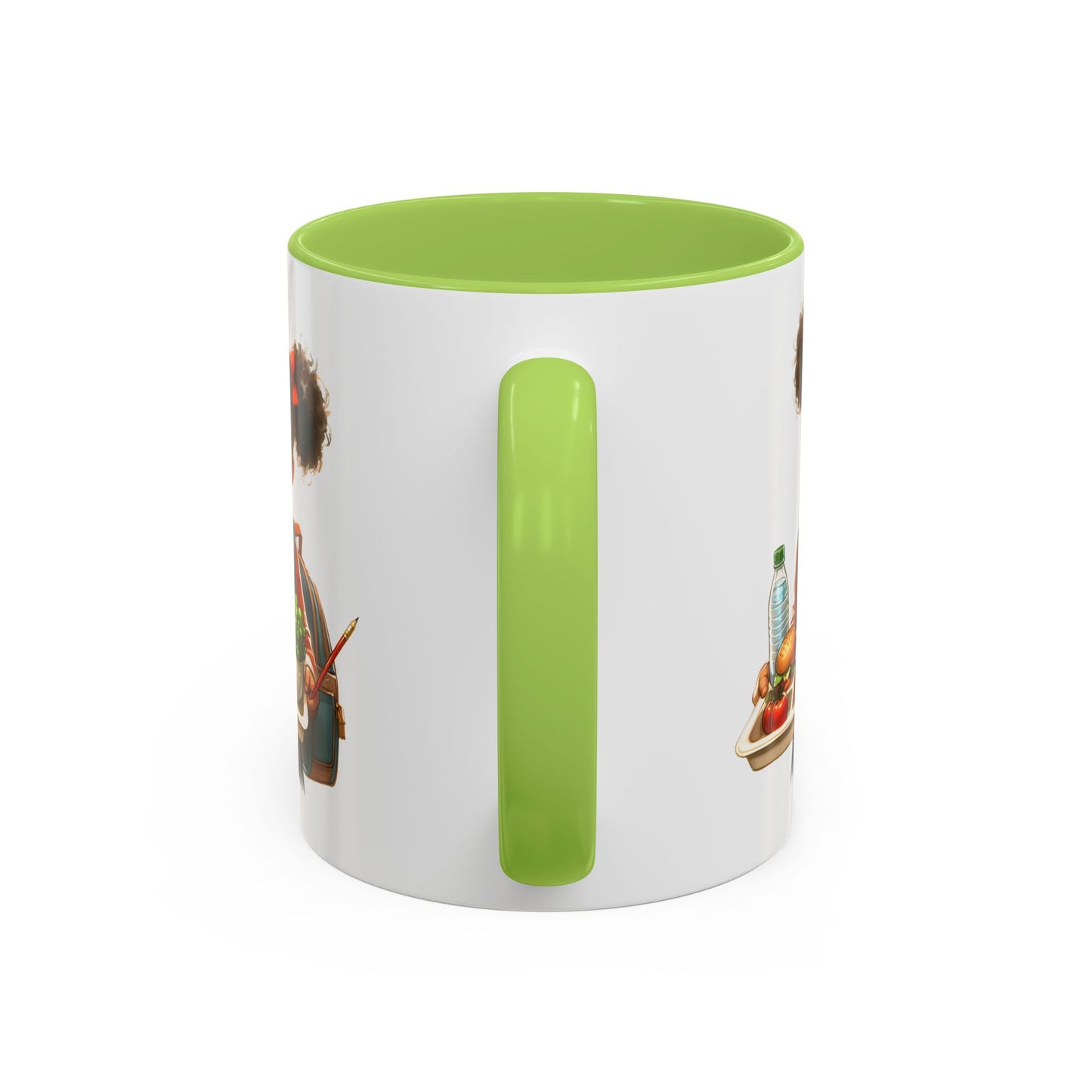 Happy Kids Accent Coffee Mug - Fun Drinkware for Home, School, Nursery, Gifts, Birthday, Holidays, Cute Design