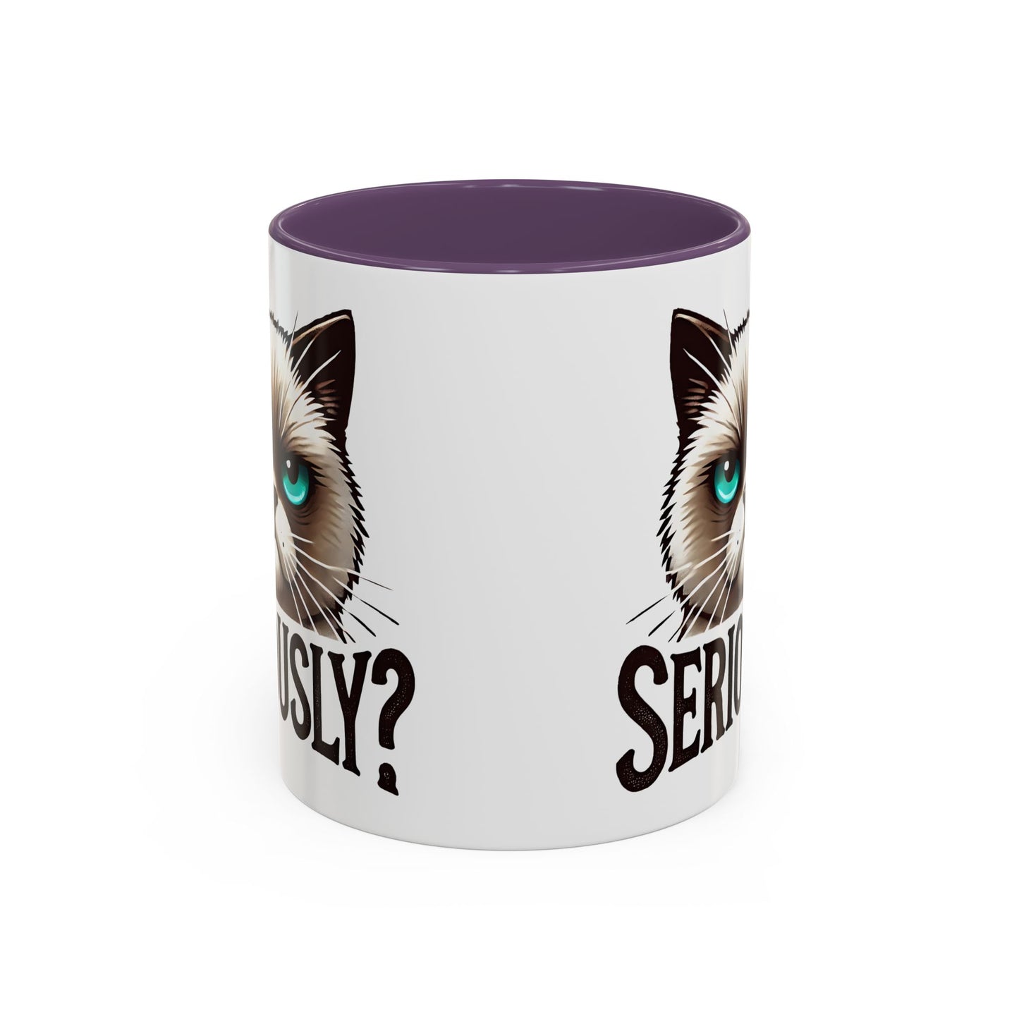 Funny Cat Accent Coffee Mug | Gift for Cat Lovers | Unique Ceramic Mug | Quirky Kitchen Decor | Humor Mug | Cat Person Gift