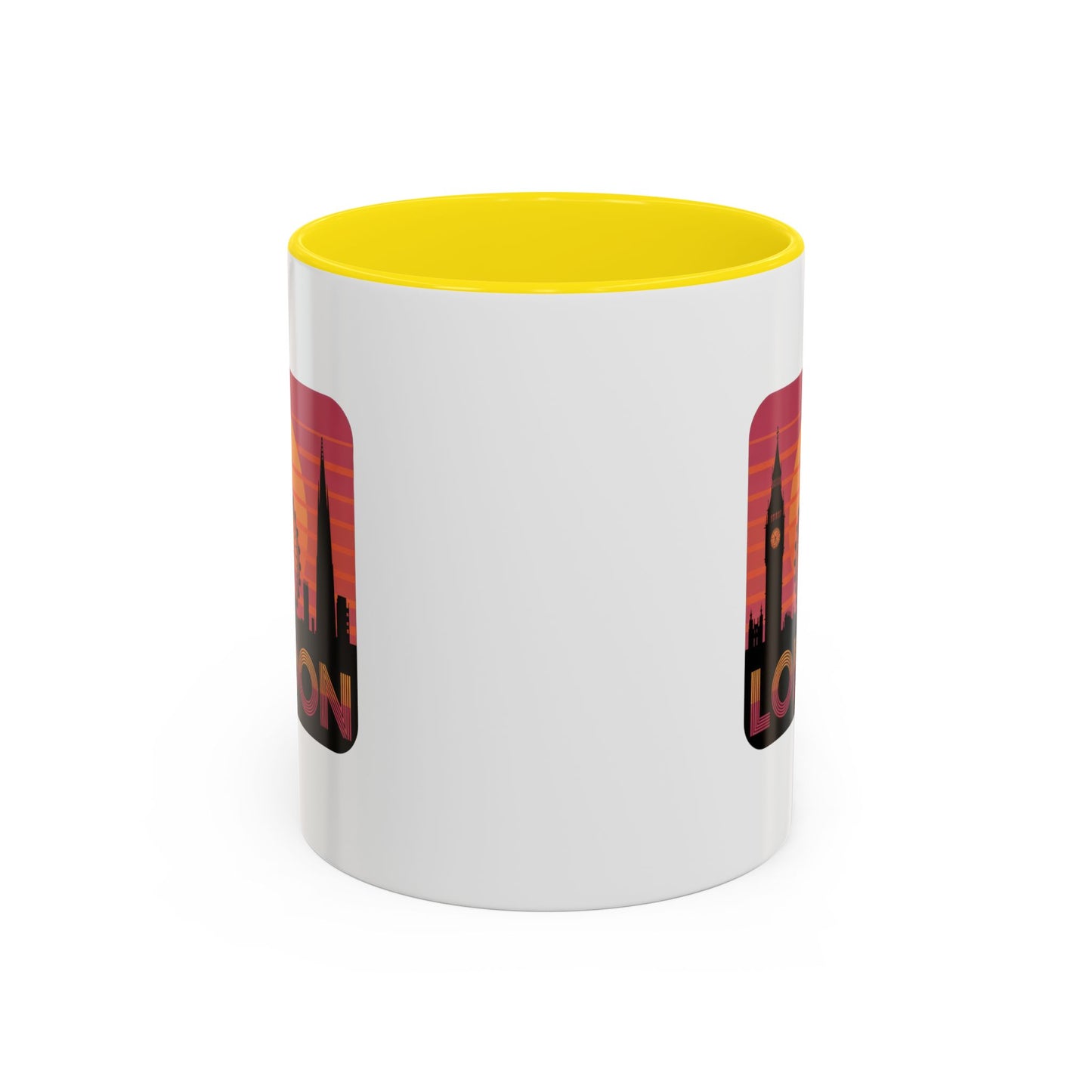 London Skyline Accent Coffee Mug - Perfect Gift for Travelers, London Lovers, Home Decor, Office Use, Road Trip Memories