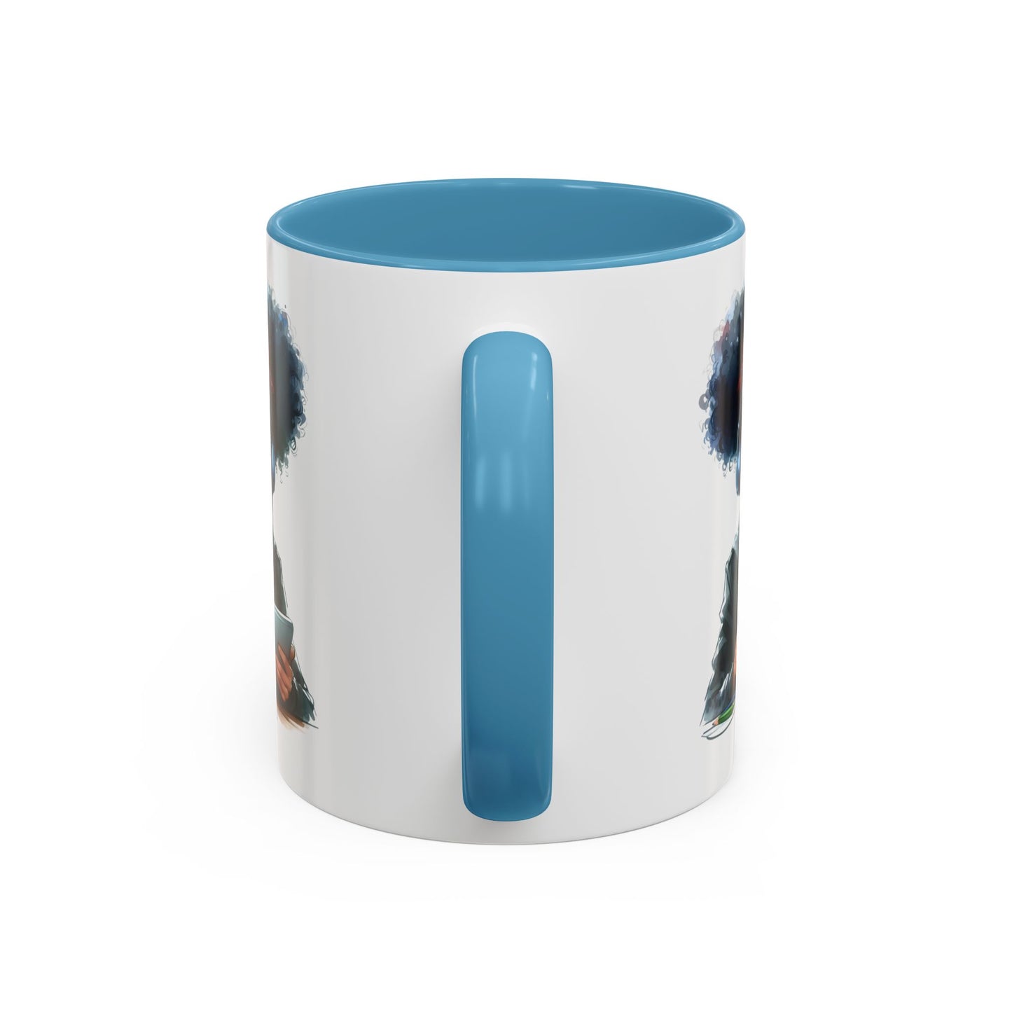 Chic Student Accent Coffee Mug | Ideal for Study Sessions, Gifts for Students, Home Office Decor, Birthday Surprise, Cozy Vibes