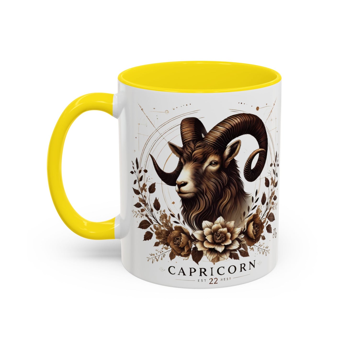 Capricorn Zodiac Coffee Mug - Elegant Astrological Design for Astrology Lovers