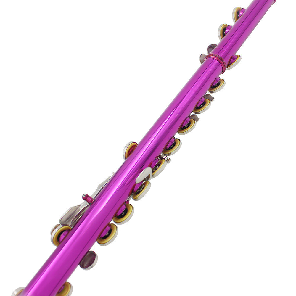 Flute 16 Holes Flute C Key White Copper Tube Body Leather Box Suitable For Beginners Grading Performance