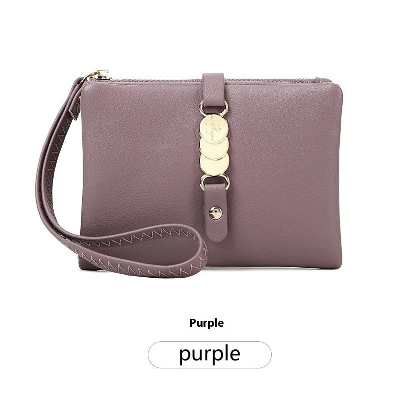 Large Capacity Versatile Trendy Multi-functional Short Soft Leather Wallet Store Hive UNIjuntos