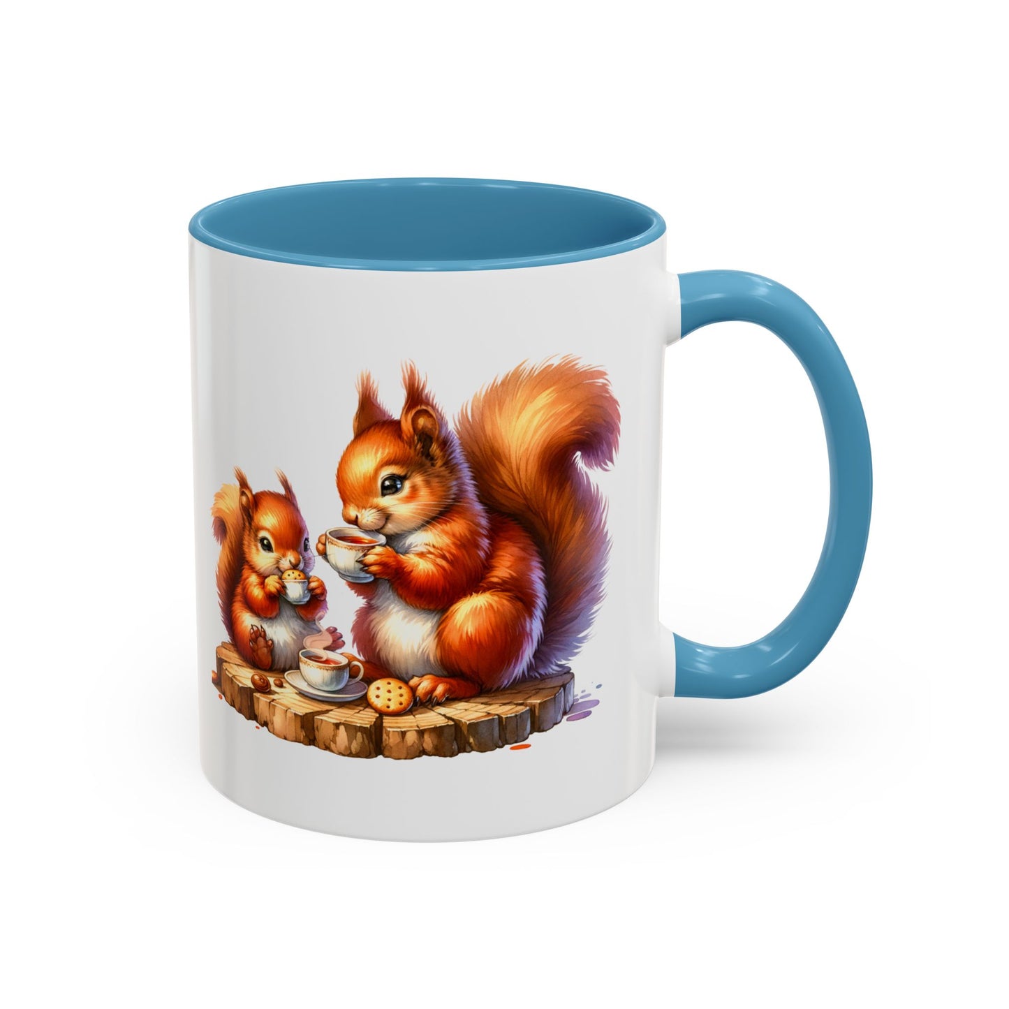 Whimsical Squirrel Coffee Mug - Perfect Gift for Animal Lovers, Cute Kitchen Decor, Hot Beverage Lover's Cup, Cozy Vibe Mugs