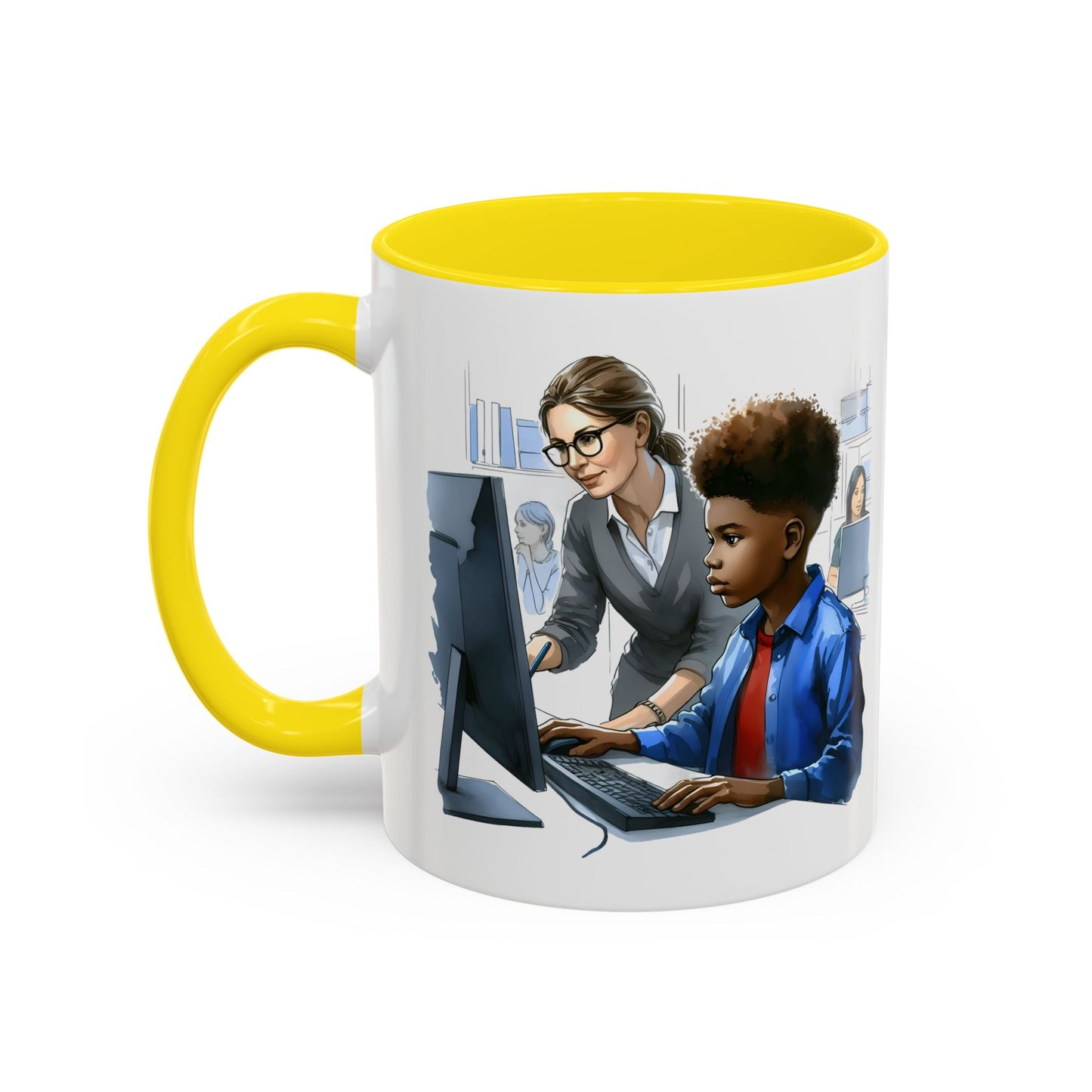 Empowering Desk Coffee Mug with Inspirational Design, Work Mug, Office Decor, Motivational Gift, Teacher Appreciation