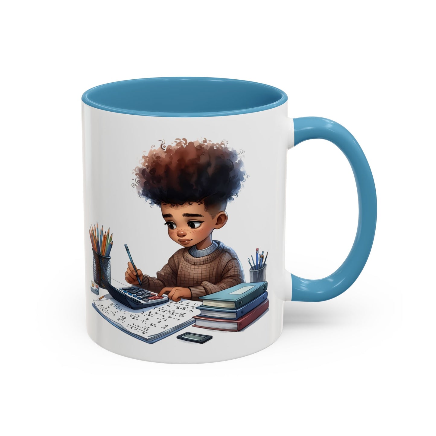 Charming Study Buddy Coffee Mug, Cute Gift for Students, Writers, Back to School, Personalized Teacher Gift, Unique Desk Decor