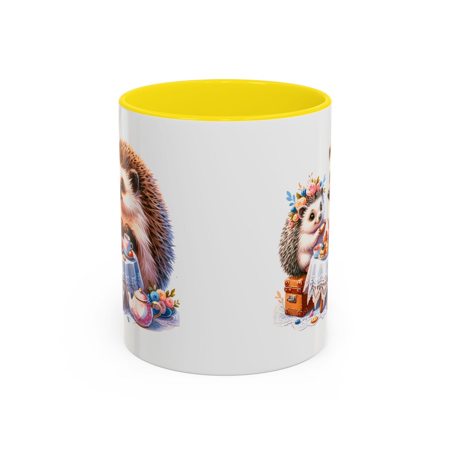 Adorable Hedgehog Accent Coffee Mug - Cute Animal Lover Gift, Nature Coffee Cup, Home & Kitchen Decor, Perfect for Friends & Family