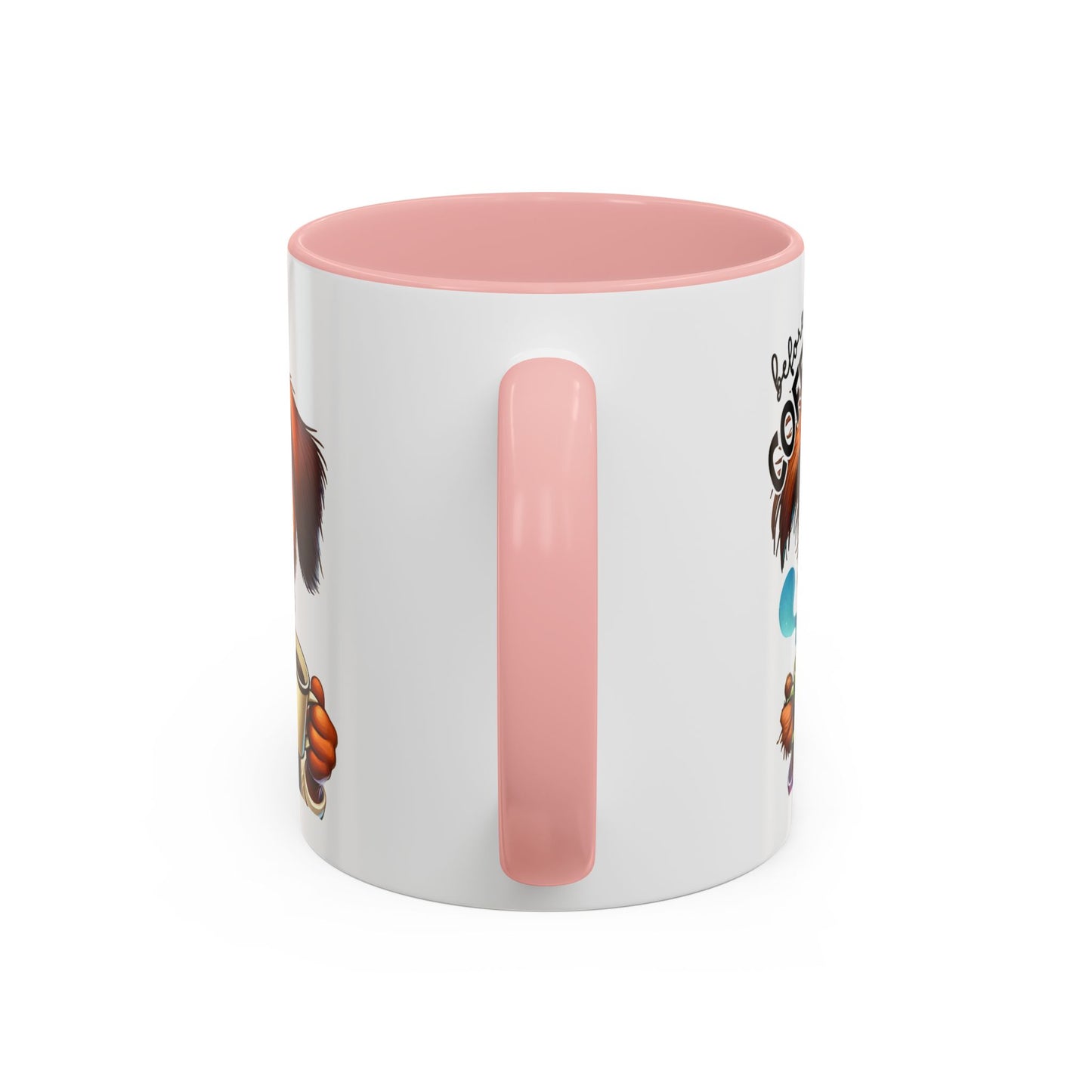 Caffeinated Dog Mug, Funny Pet Lover Coffee Cup, Gift for Dog Owners, Cute Animal Drinkware, Whimsical Home Decor