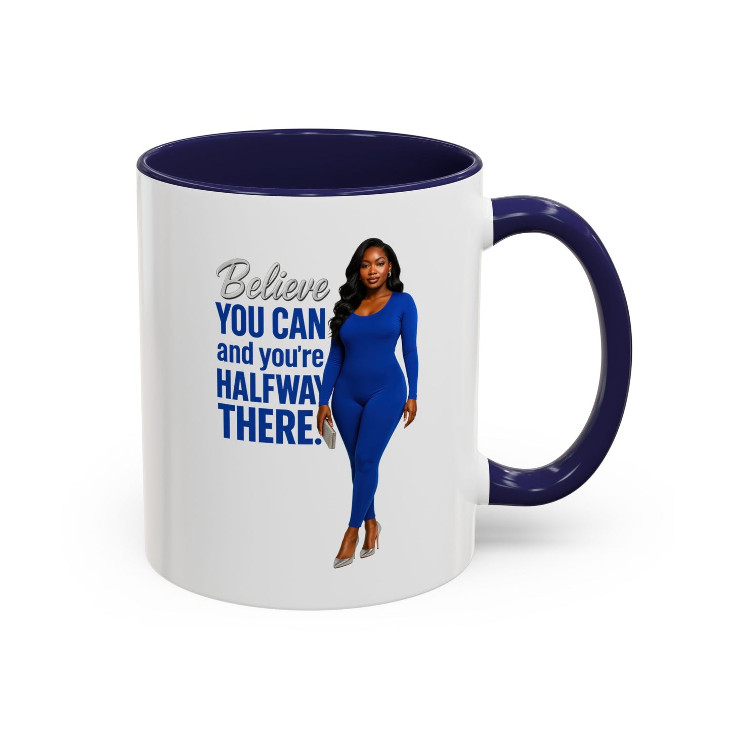 Motivational Coffee Mug, Believe You Can Inspirational Mug, Office Gift, Birthday Gift, Self-Empowerment Mug, Positive Vibes, Fun Quote Cup