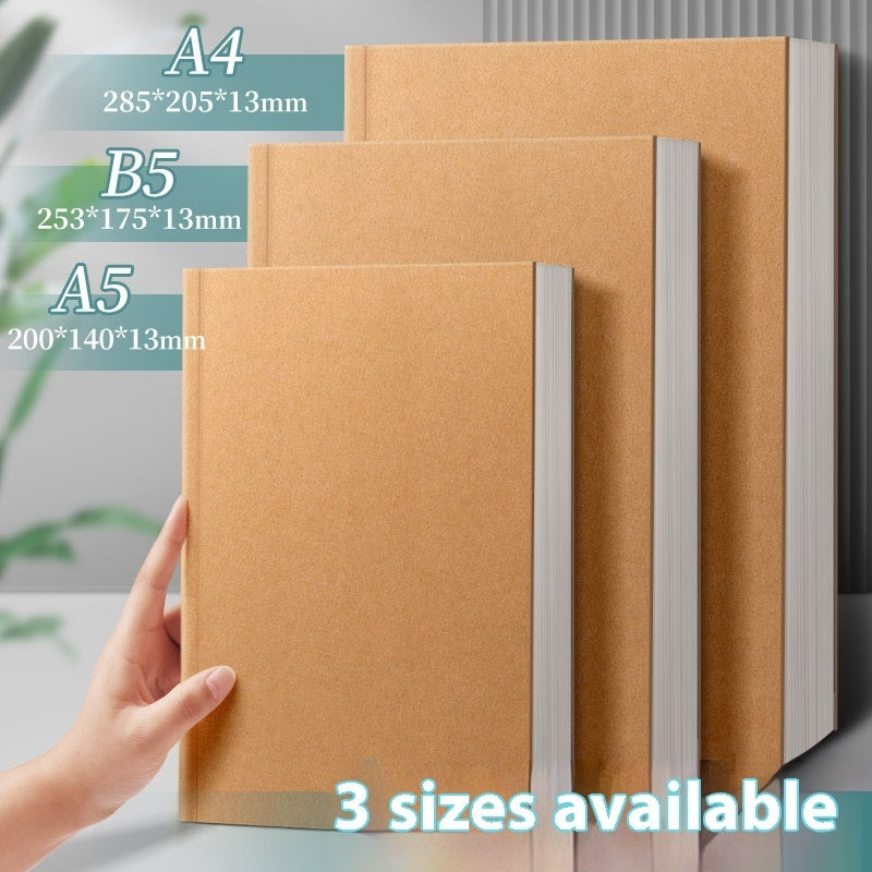 Notebook Cowhide Simple College Student A4 Super Thick