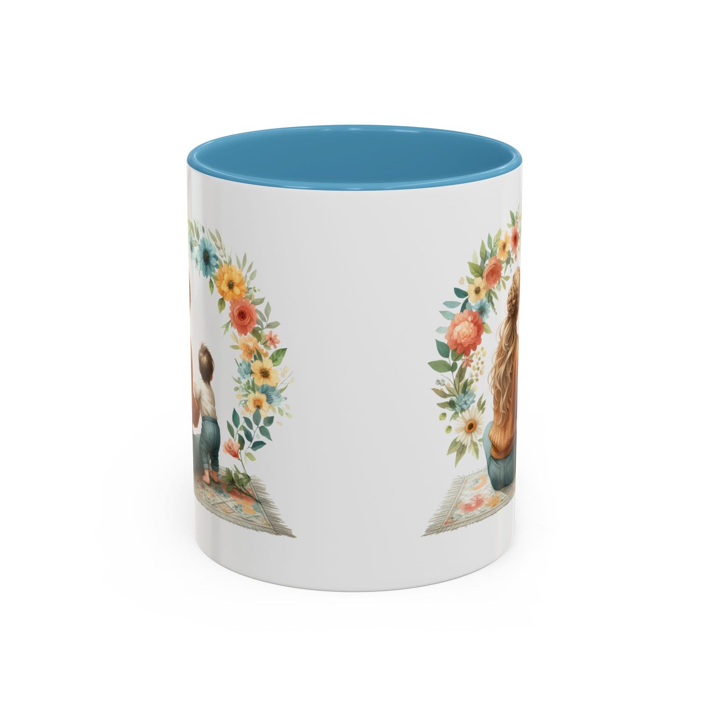 Warm Floral Family Coffee Mug - Perfect Gift for Moms, Home Decor, Cozy Vibes, Mother's Day, Tea Lovers, Baby Showers