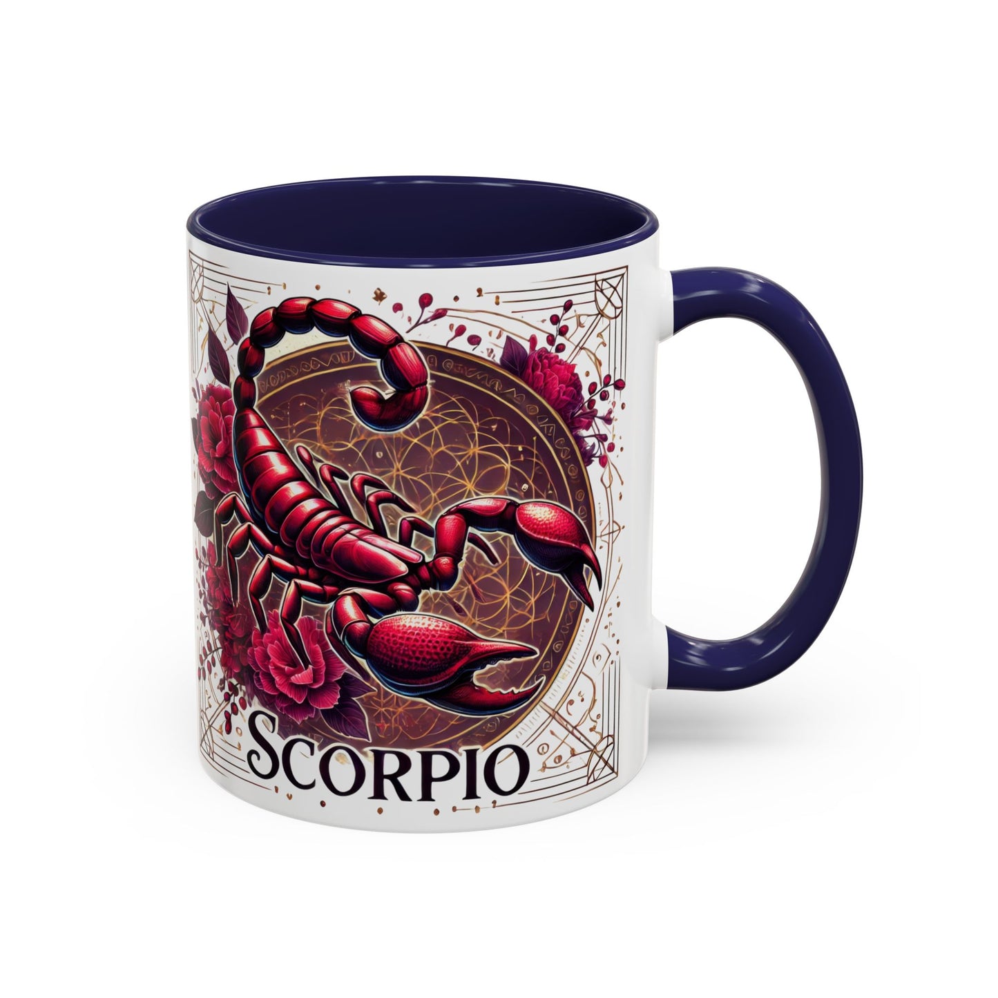 Scorpio Zodiac Accent Coffee Mug - Astrology Gift for Scorpios
