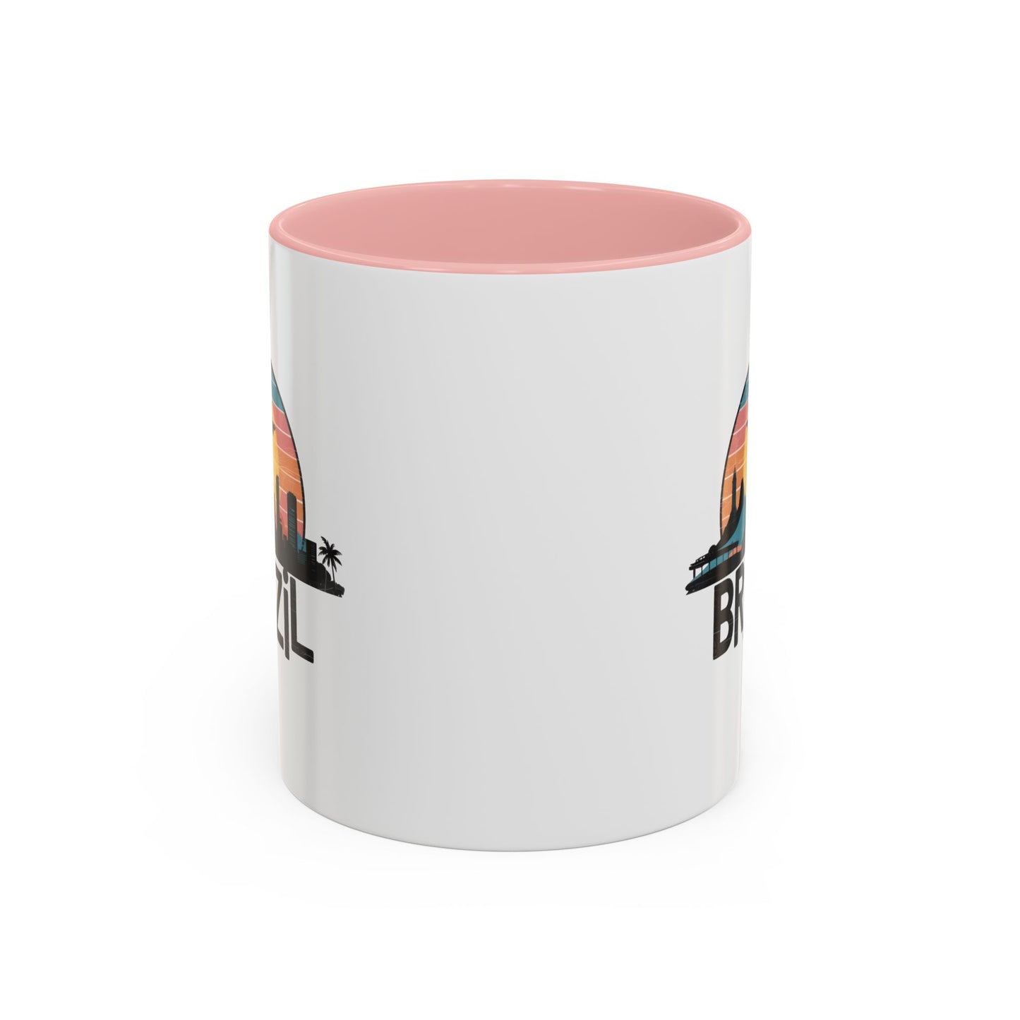 Brazilian Vibe Coffee Mug, Accent Mug for Travel Lovers, Gift for Brazil Enthusiasts, Souvenir Coffee Cup, Beach Theme Mug