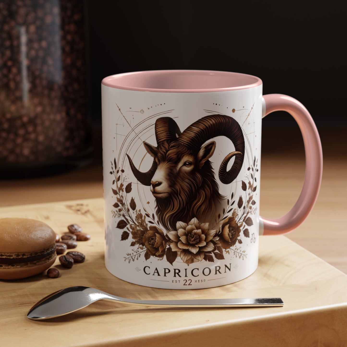 Capricorn Zodiac Coffee Mug - Elegant Astrological Design for Astrology Lovers