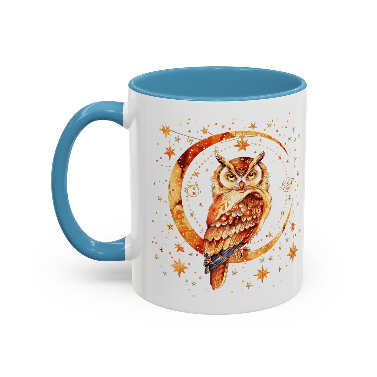 Mystical Owl Coffee Mug - Celestial Decor, Perfect Gift for Owl Lovers, Cozy Vibes, Unique Home Accents, Astrology Tea Cup