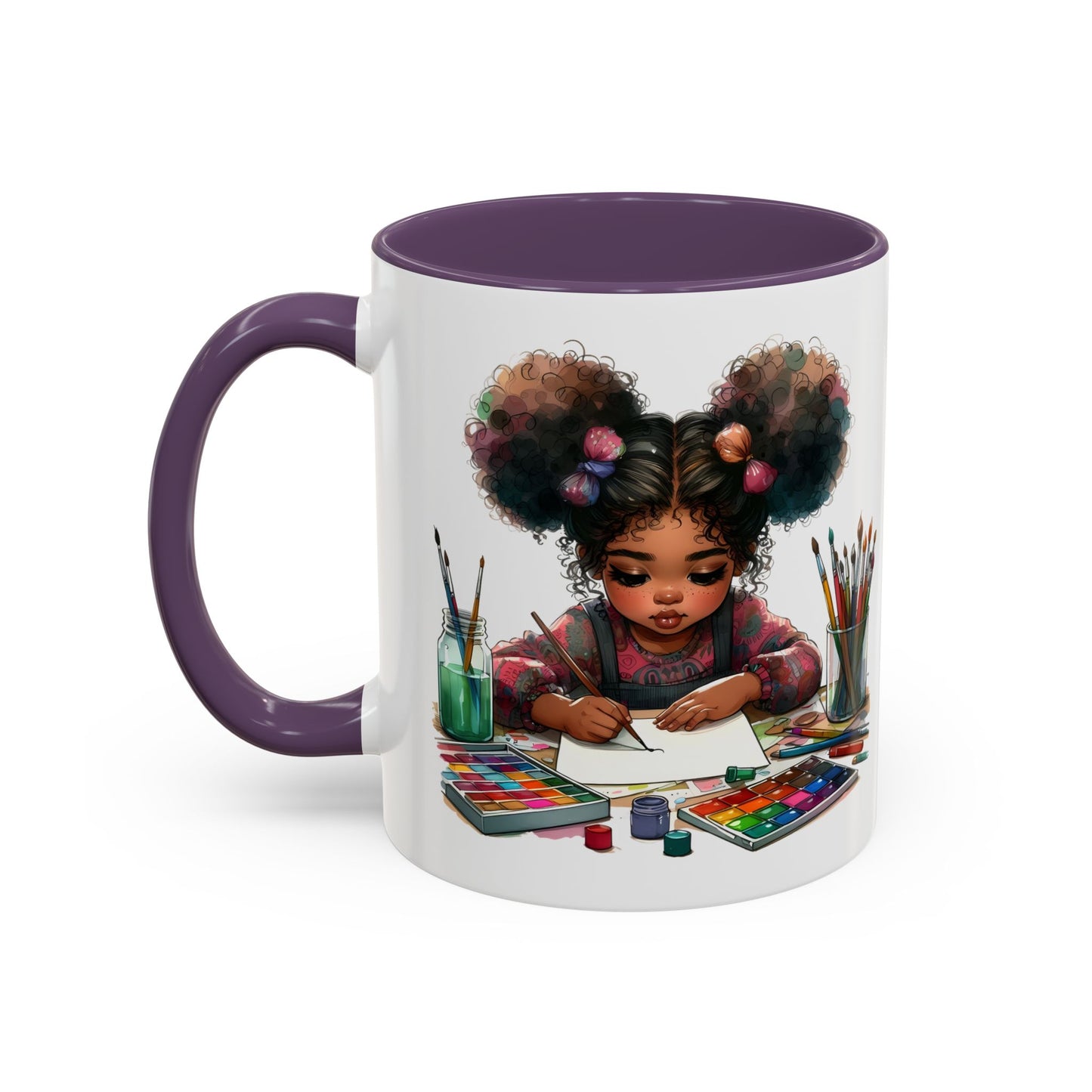 Creative Kids Coffee Mug, Art Mug, Colorful Mug, Cute Kids Mug, Gift for Artists, Unique Drinkware