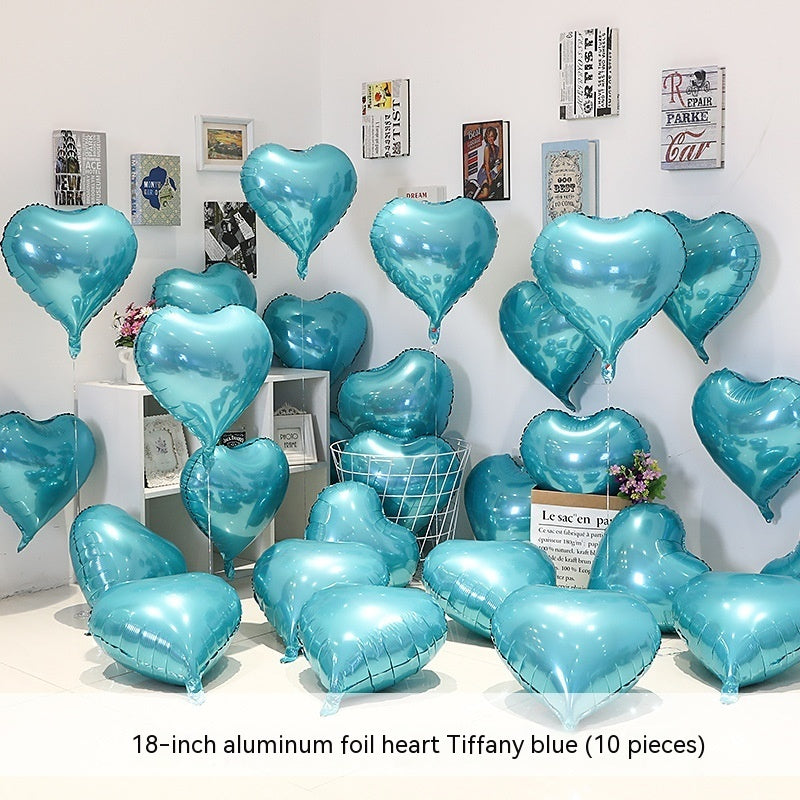 Heart-shaped Aluminum Balloon 520 Wedding Room Decoration Birthday Party