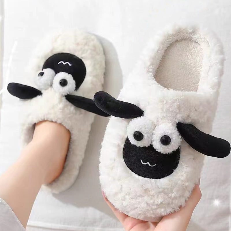 Slip-on Slippers Simple Lamb Thermal Cotton Slippers Store Hive UNIjuntos