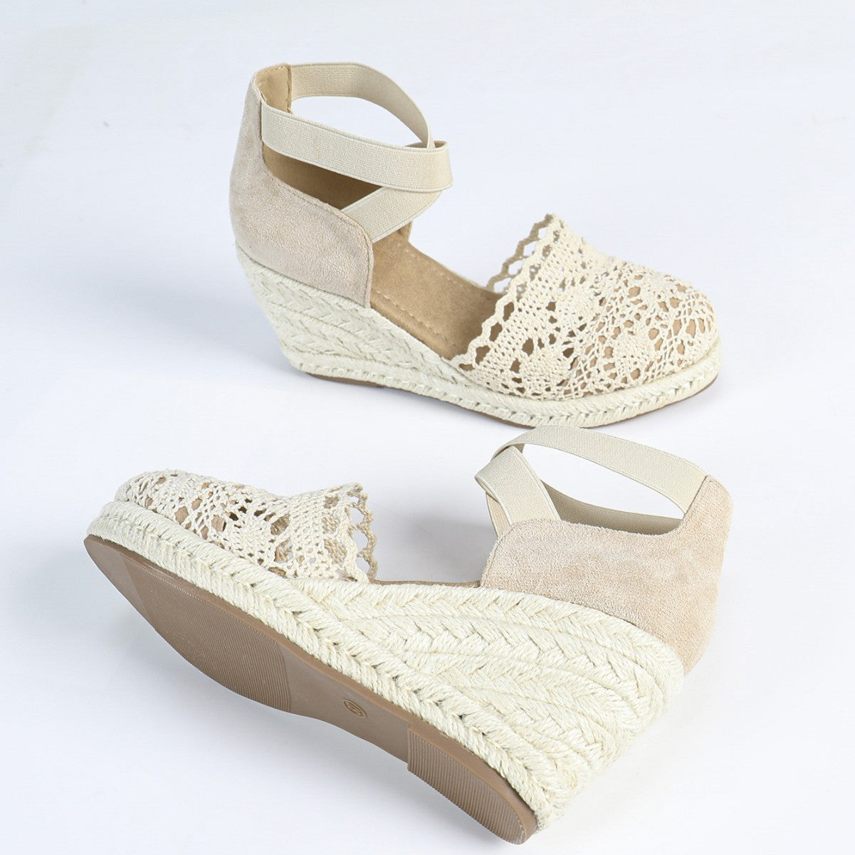 Women's Fashion Canvas Shoes Wedge Sandals