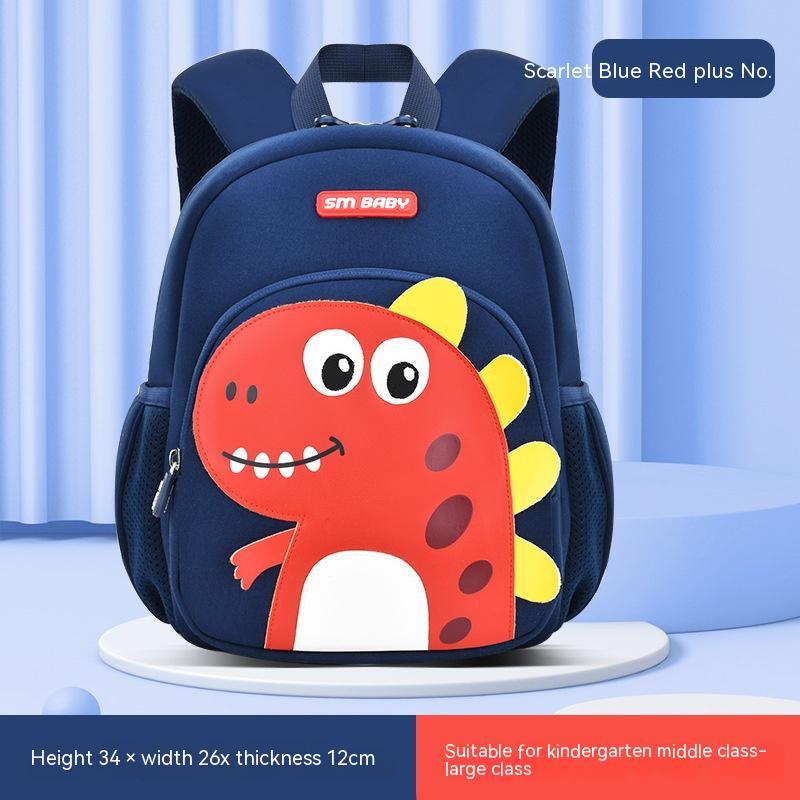 Men's And Women's Cute Fashion Dinosaur Neoprene Backpack