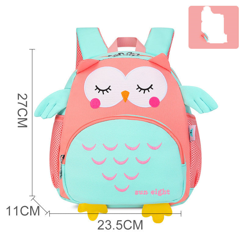 Cute Cartoon Shoulders Baby Lightweight Backpack Elementary School Schoolbag Store Hive UNIjuntos