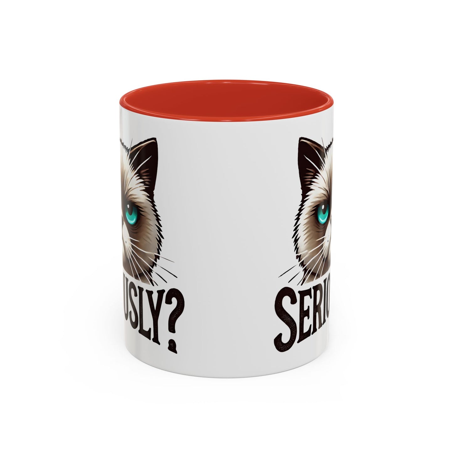 Funny Cat Accent Coffee Mug | Gift for Cat Lovers | Unique Ceramic Mug | Quirky Kitchen Decor | Humor Mug | Cat Person Gift