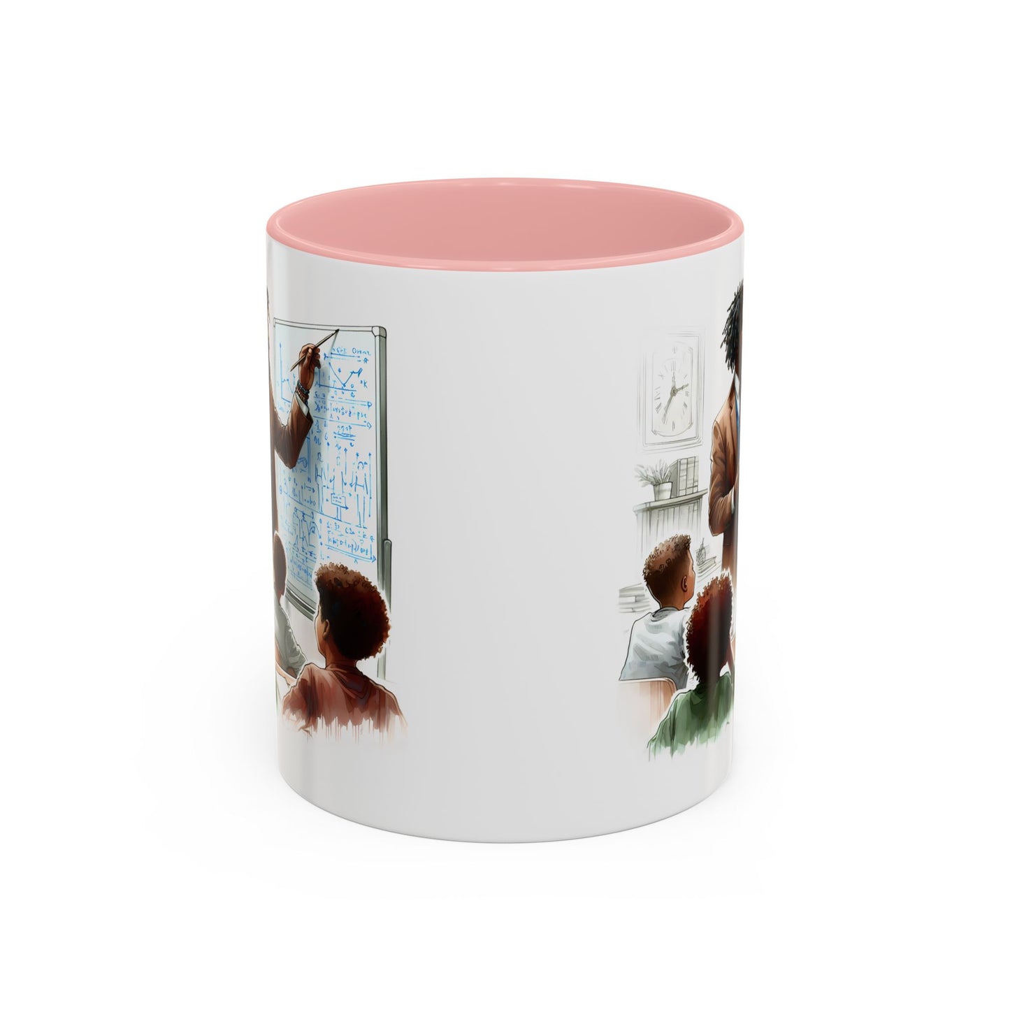 Inspirational Teacher Coffee Mug, Motivational Gift, Black Accent, Education Decor, Classroom Humor, Stylish Drinkware