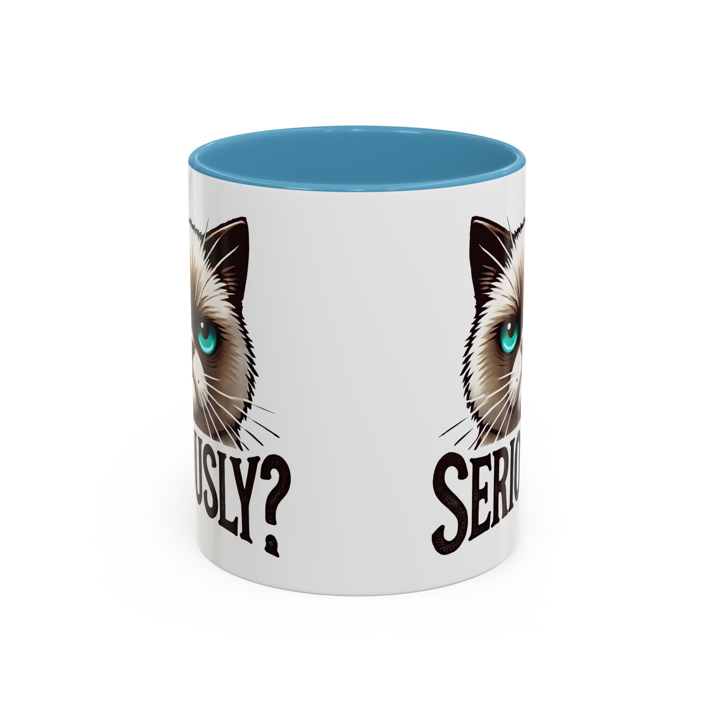 Funny Cat Accent Coffee Mug | Gift for Cat Lovers | Unique Ceramic Mug | Quirky Kitchen Decor | Humor Mug | Cat Person Gift