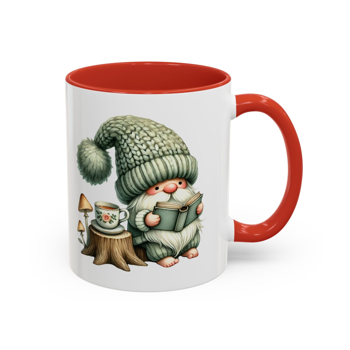 Whimsical Gnome Coffee Mug - Cute Home Decor, Unique Gift for Coffee Lovers, Cozy Vibes, Seasonal Celebrations, Fun Tableware