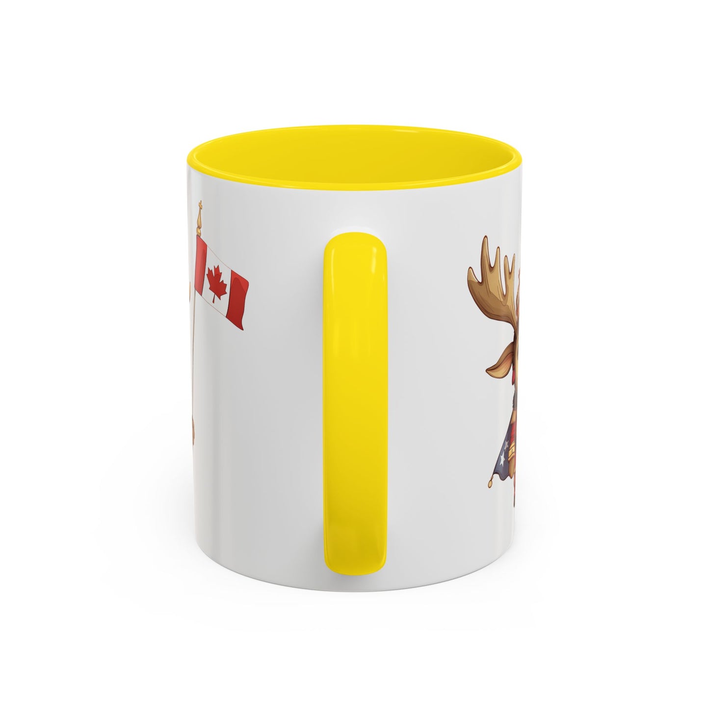 Canada Moose Accent Coffee Mug, Funny Moose Mug, Canadian Gift, Cute Animal Mug, Canada Day Mug, Holiday Coffee Cup