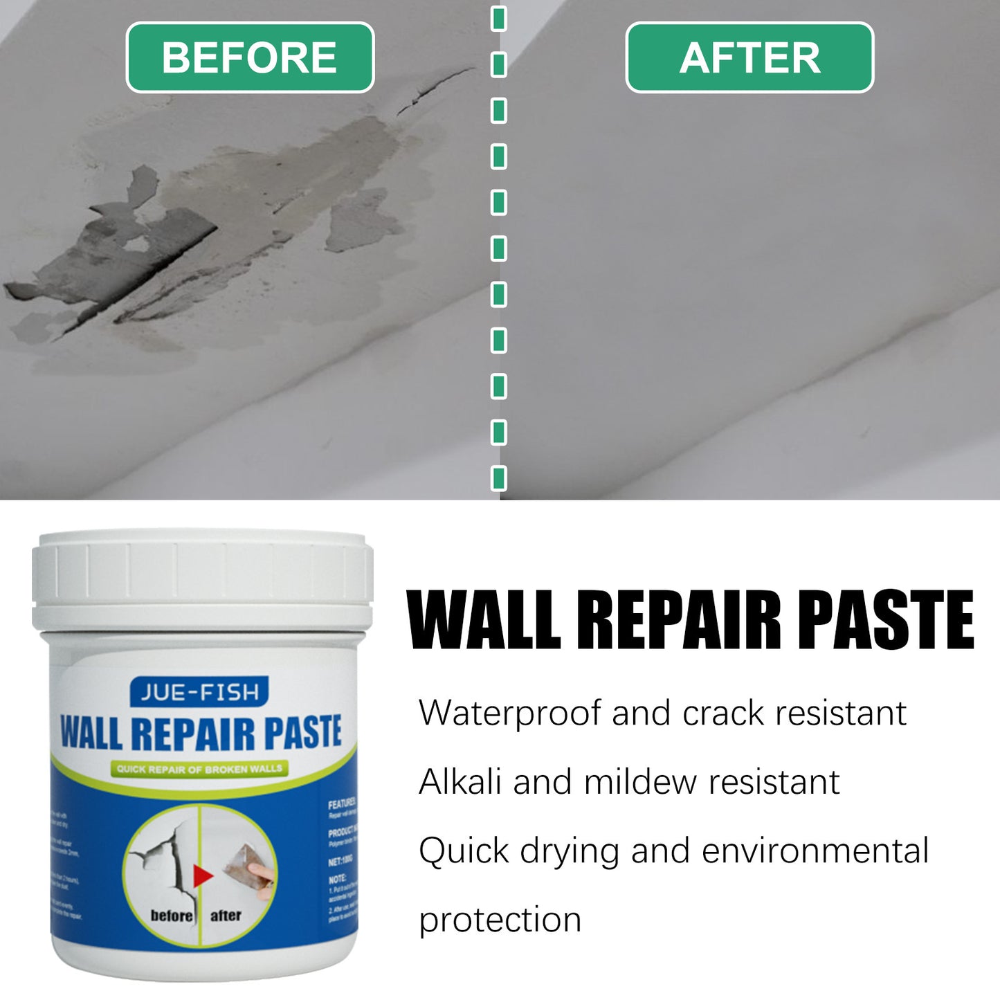 Wall Repair Paste Cover Stains