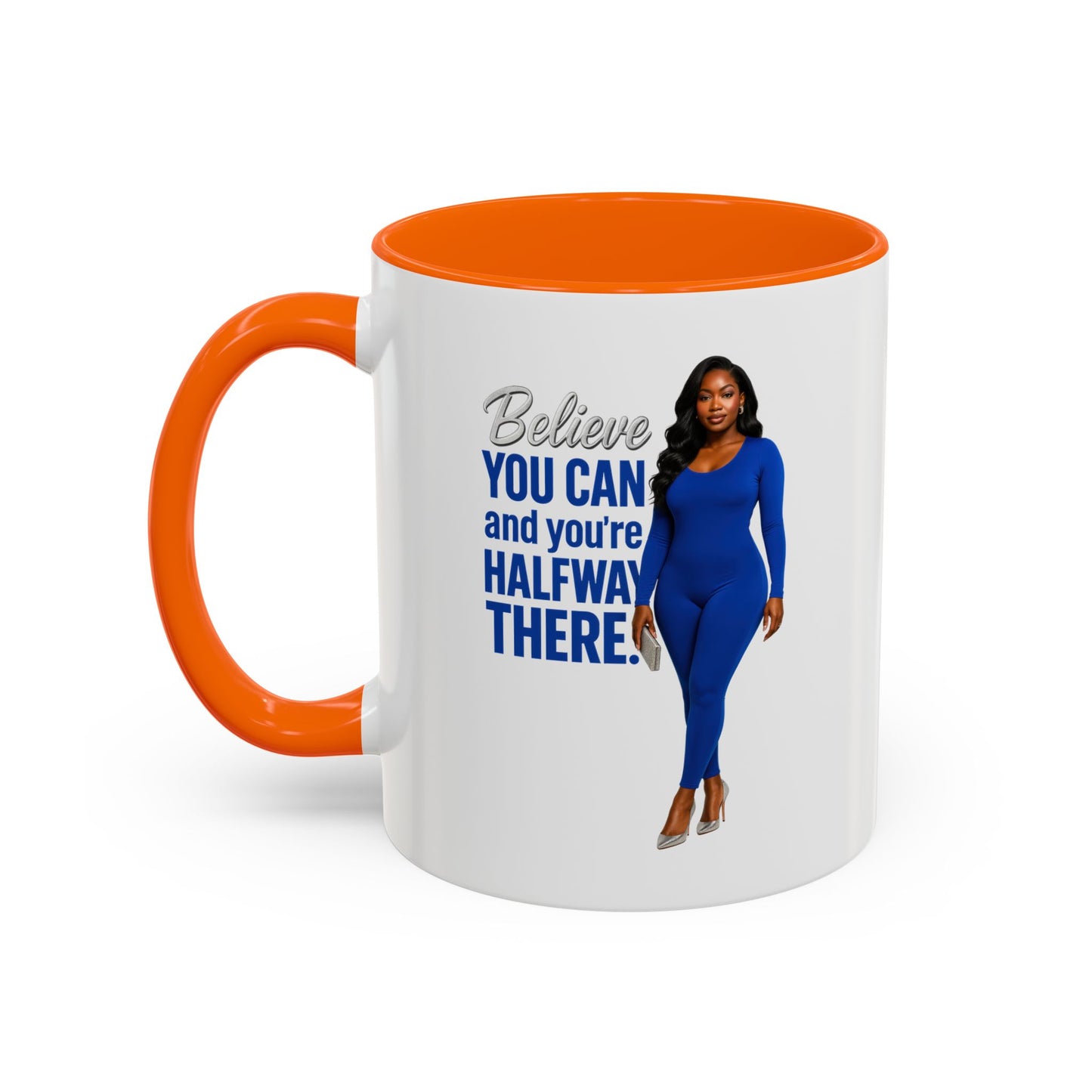 Motivational Coffee Mug, Believe You Can Inspirational Mug, Office Gift, Birthday Gift, Self-Empowerment Mug, Positive Vibes, Fun Quote Cup